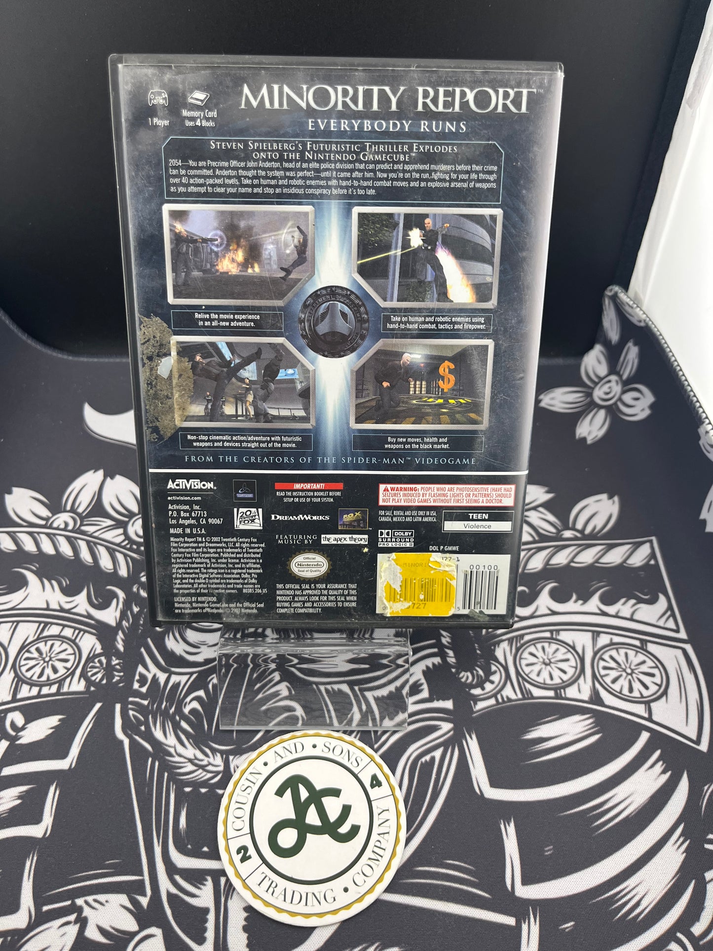 Minority Report Everybody Runs GameCube CIB