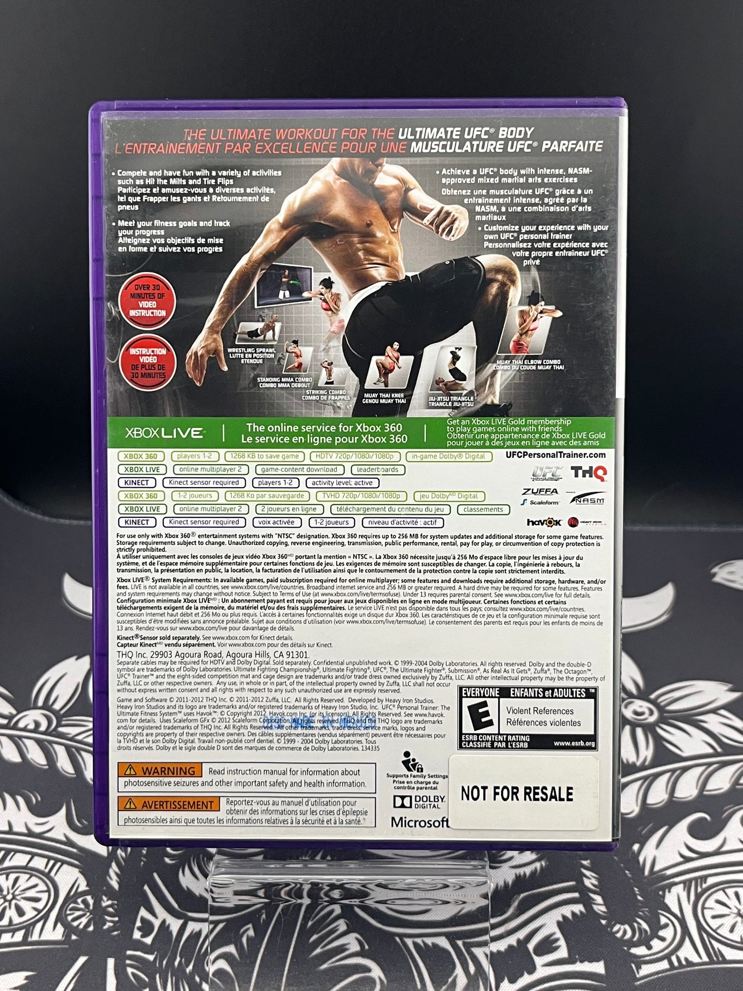 UFC trainer 360 Kinect