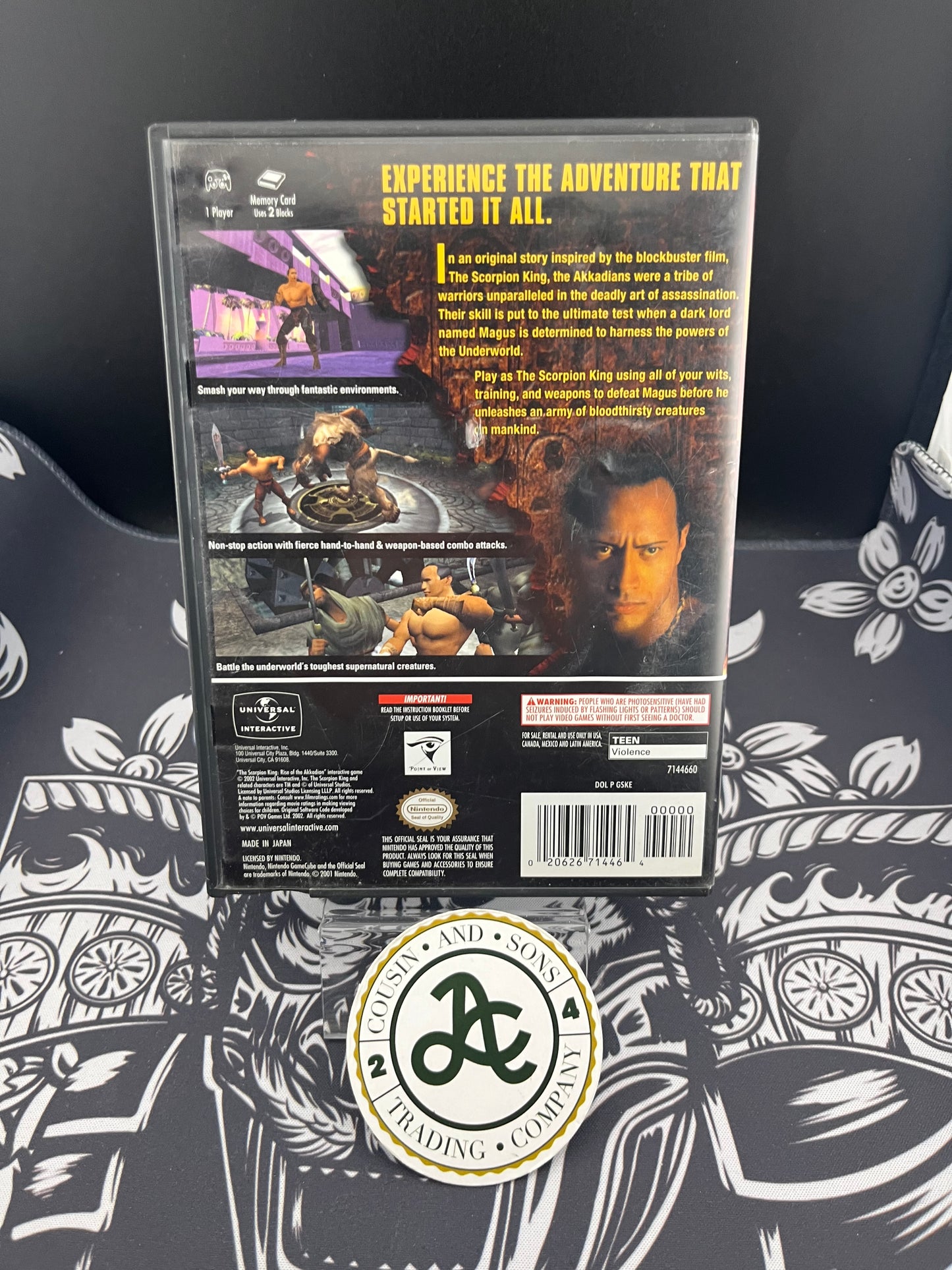 The Scorpion King GameCube No Manual