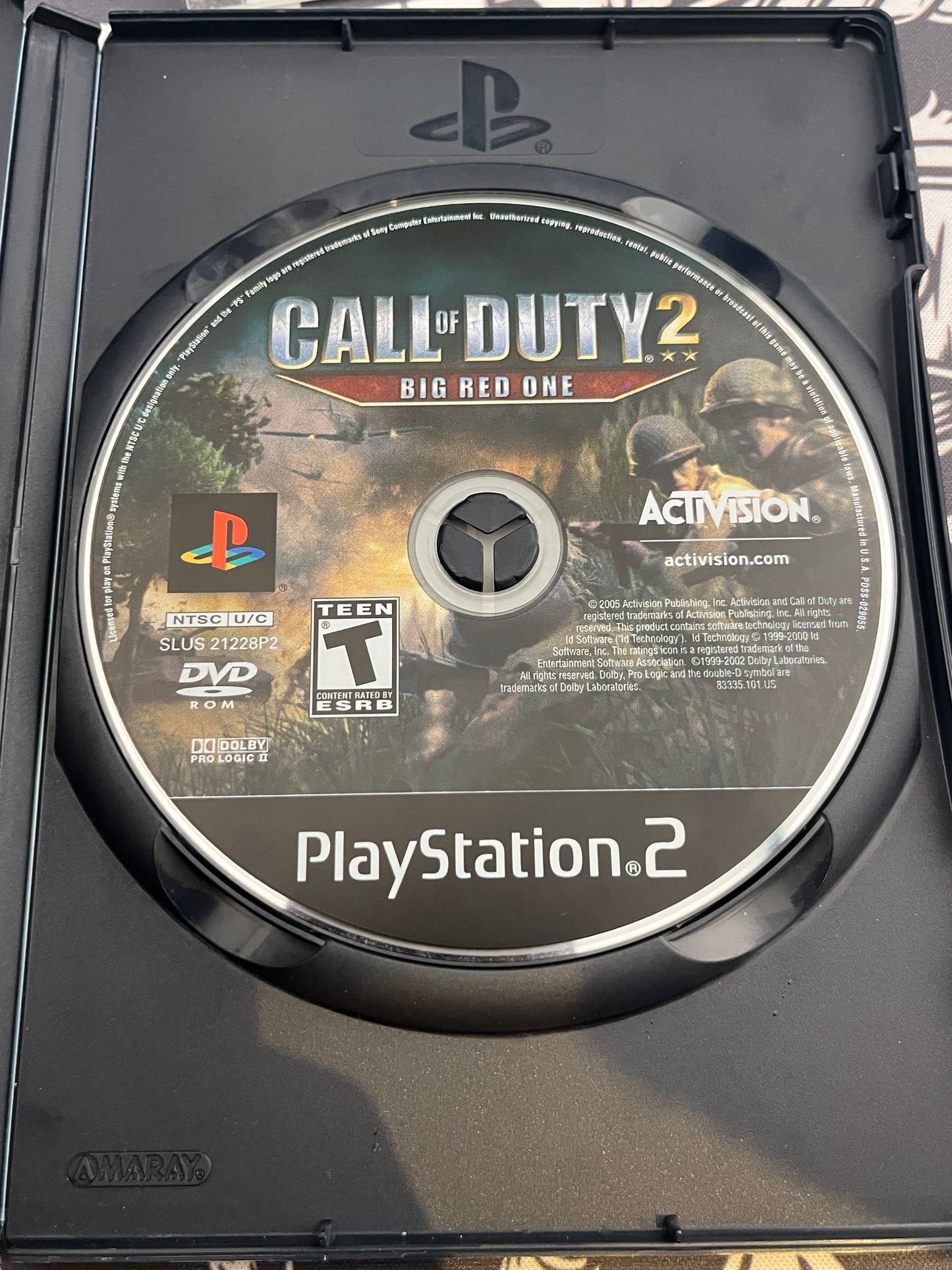 Call of Duty 2 Big Red PS2 CIB