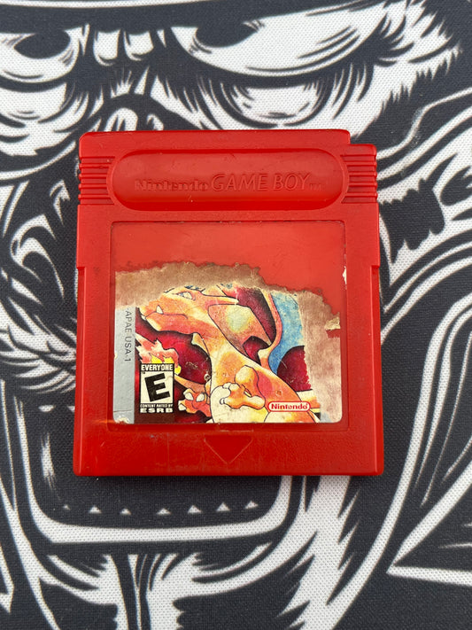 Pokémon Red bad Label GBC Loose
