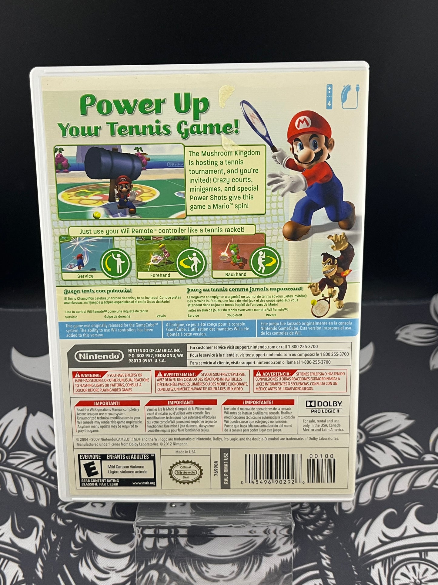 Mario Power Tennis Nintendo Selects Wii CIB