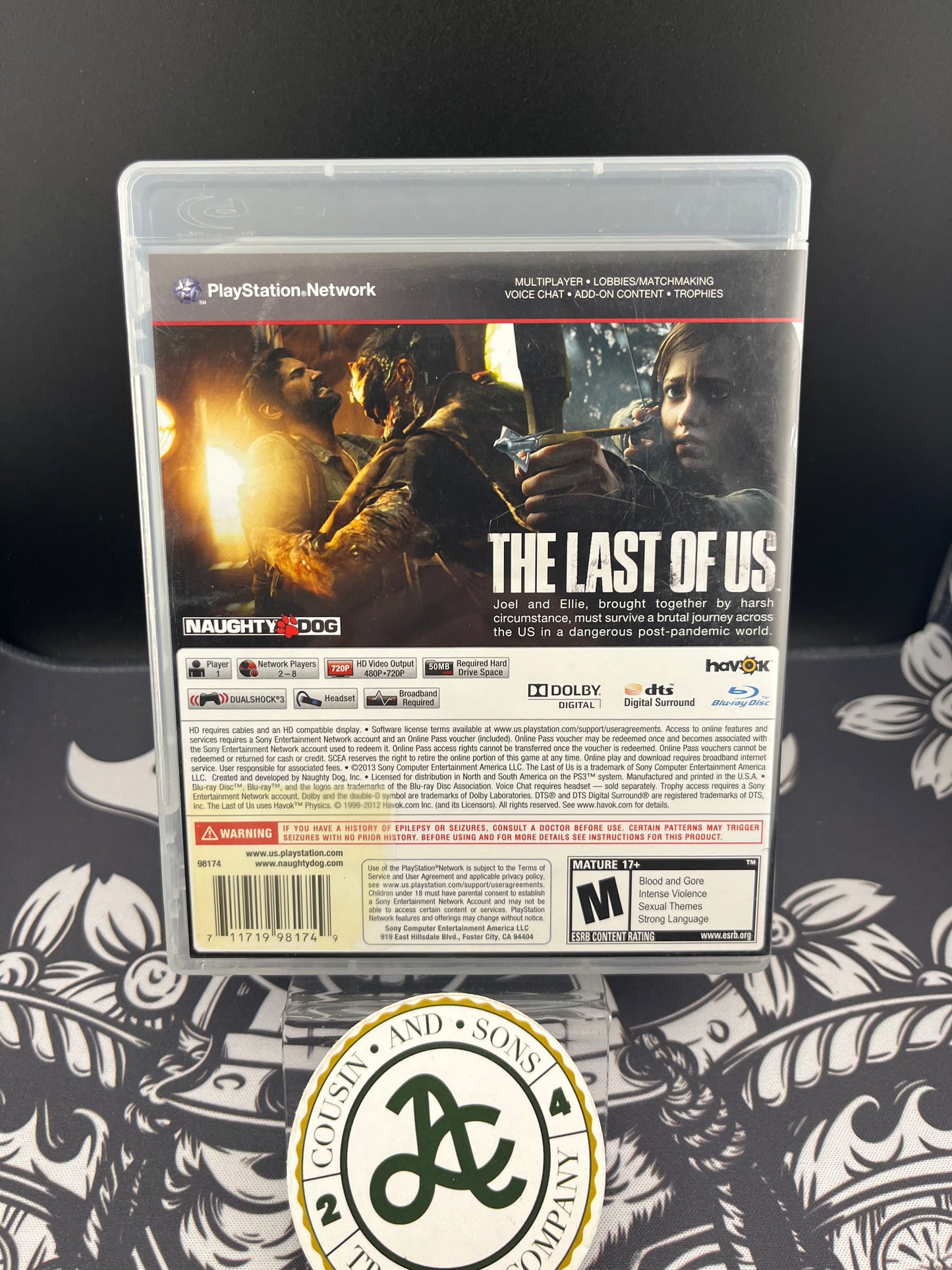 The Last of Us PS3 No Manual