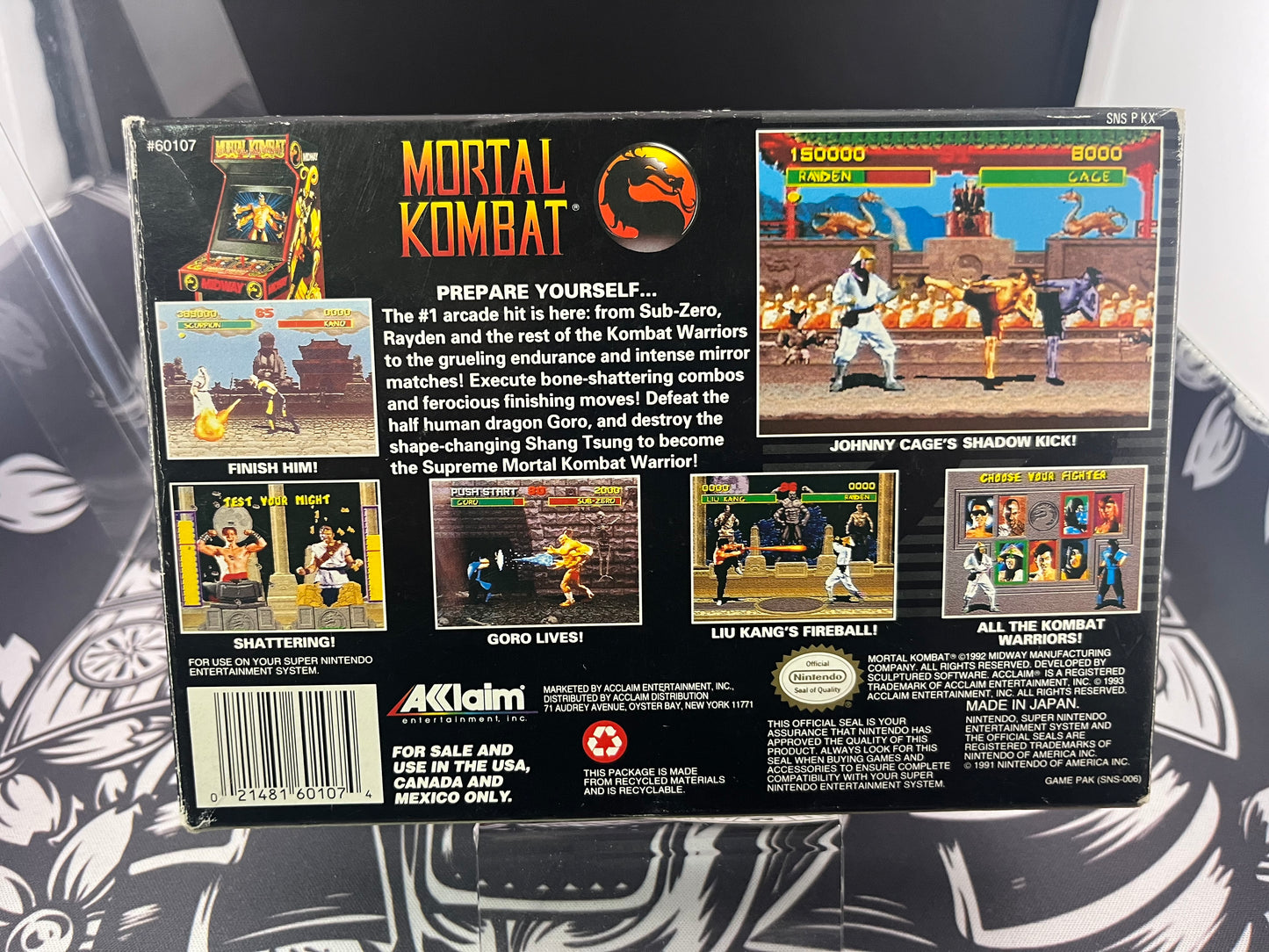 Mortal Kombat SNES CIB