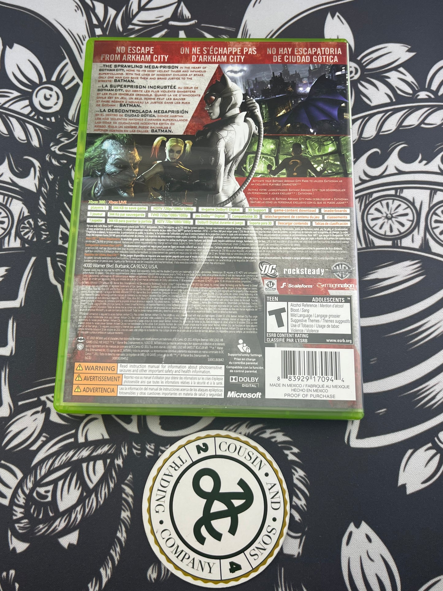 Batman Arkham City Xbox 360 CIB