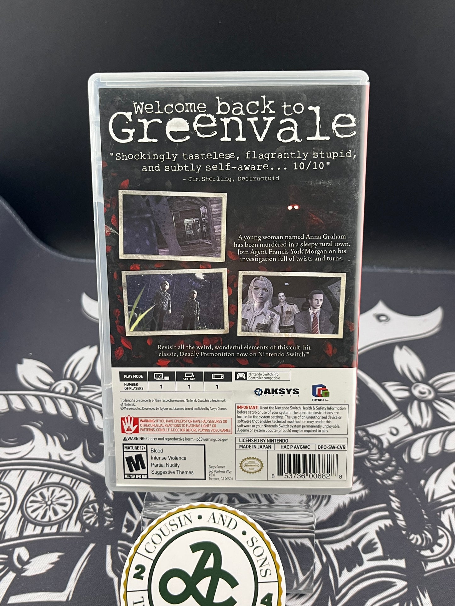 Deadly Premonition Origins Switch CIB