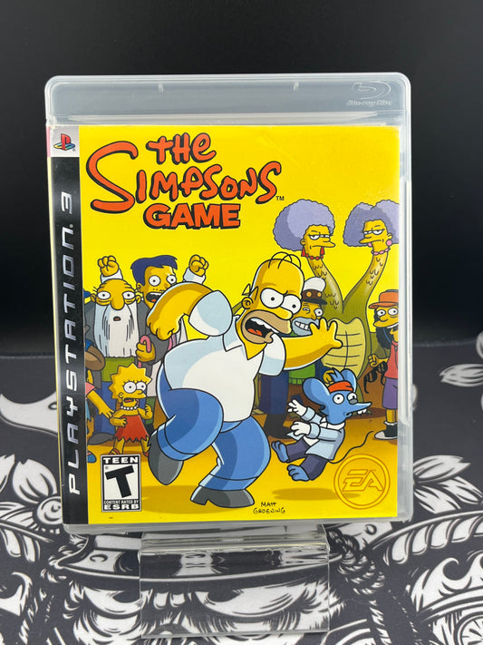 The Simpsons Game PS3 + Poster - No Manual