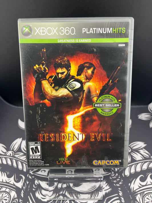 Resident Evil 5 Platinum Hits Xbox 360 CIB