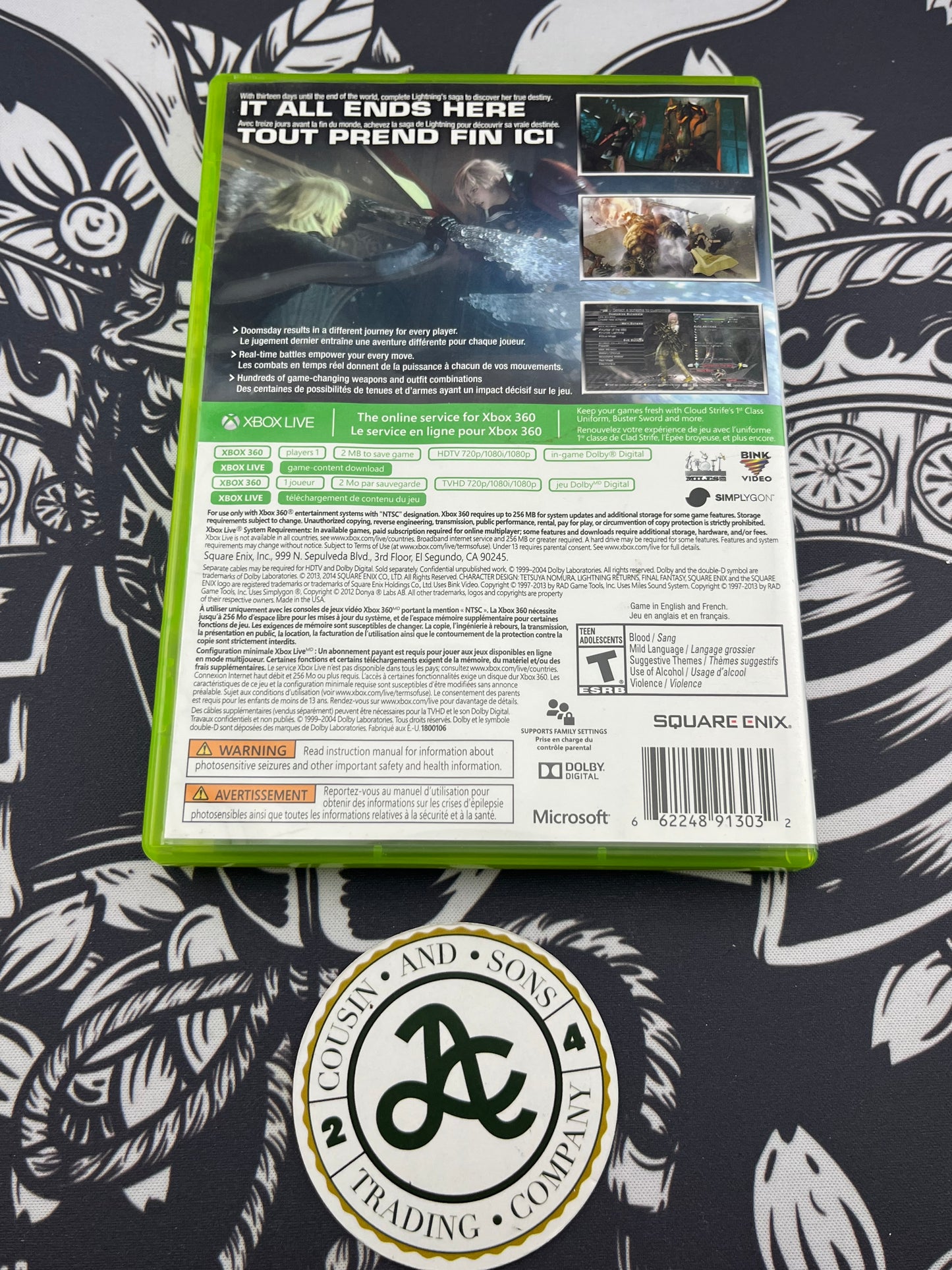 Lightning Returns Final Fantasy XIII Xbox 360 CIB