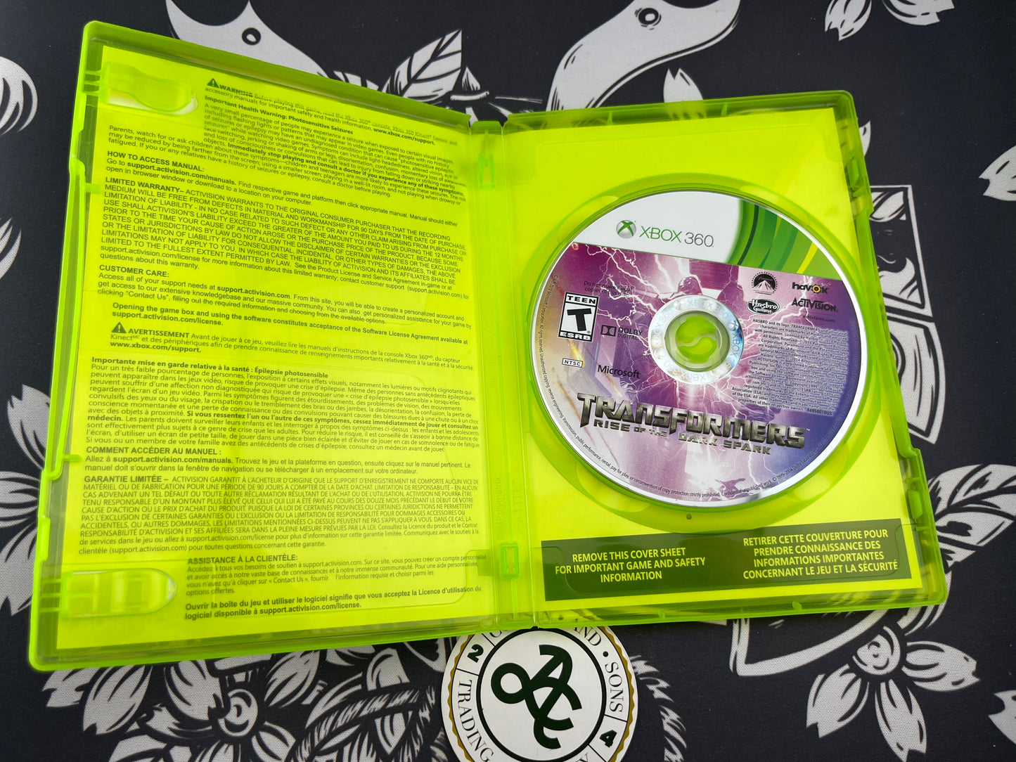 Transformers Rise of the Dark Spark Xbox 360 CIB