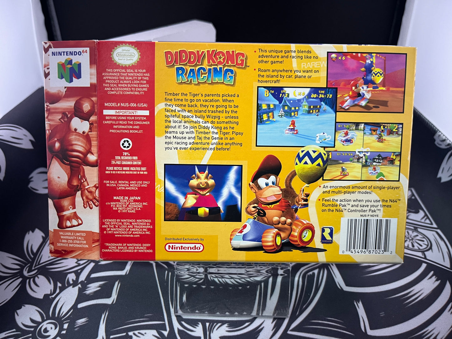 Diddy Kong Racing N64 CIB
