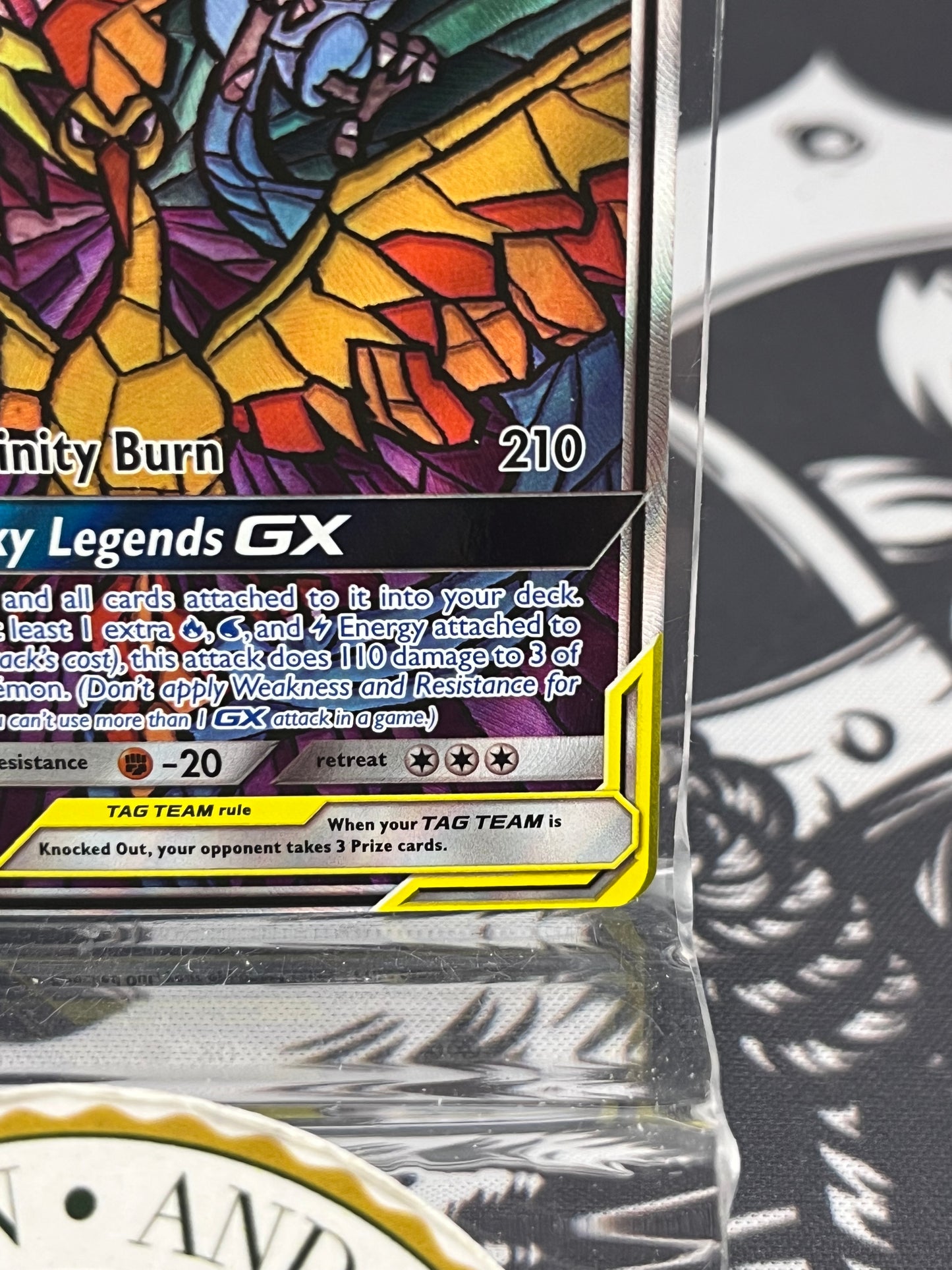 Moltres Zapdos Articuno GX Tag Team SM210 Pokemon Sun Moon Black Star Promo English NM