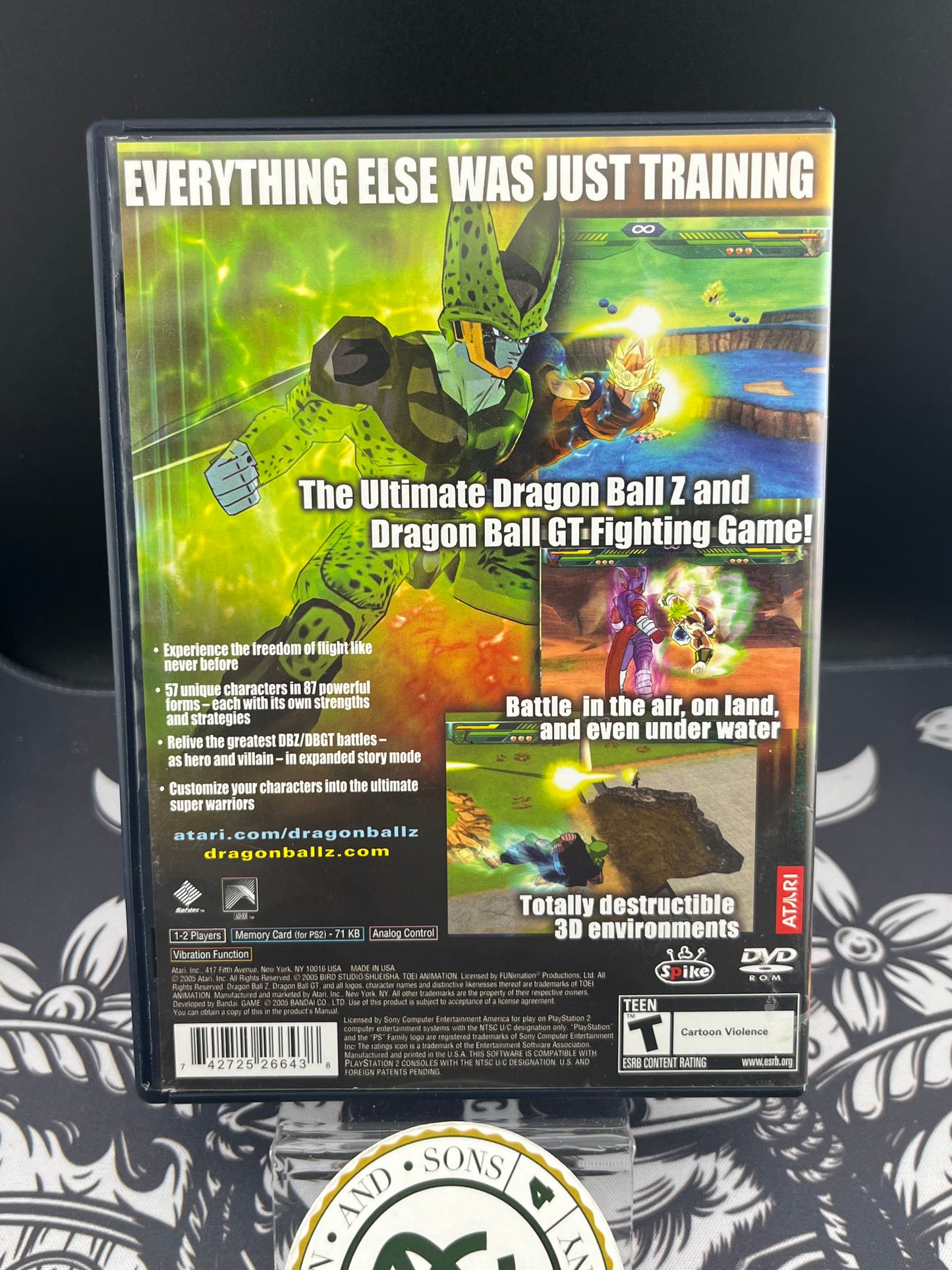(P) Dragonball Z Budokai Tenkaichi PS2 CIB