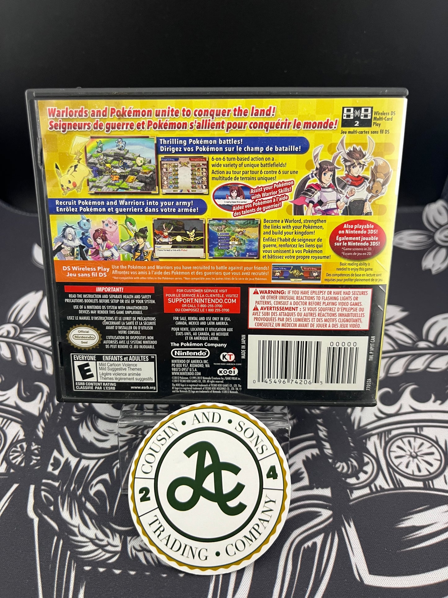 Pokémon Conquest DS No Manual