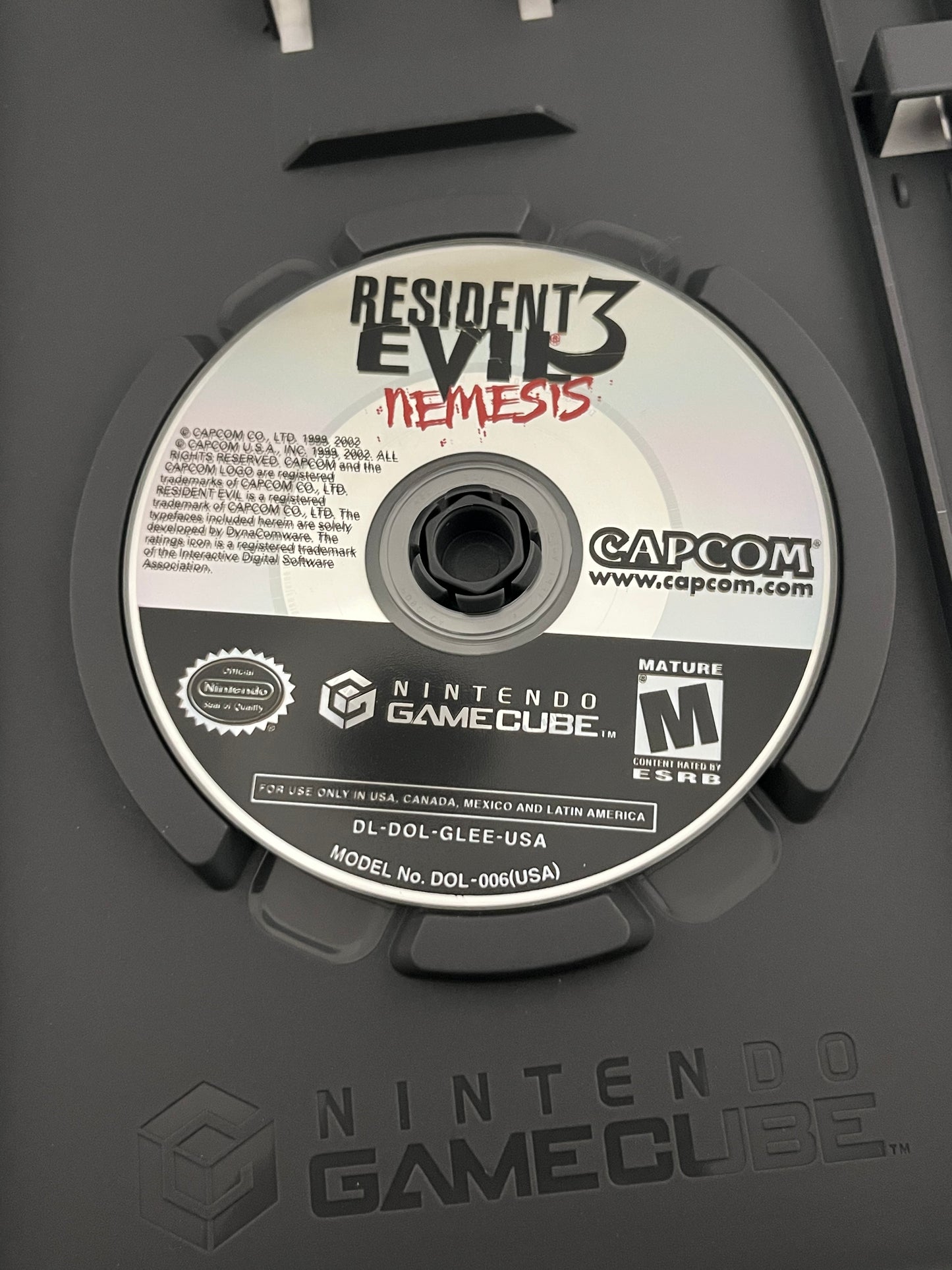 Resident Evil 3 Nemesis Nintendo GameCube