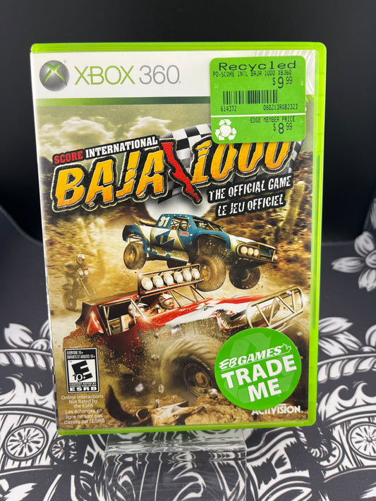 Score International Baja 1000 the official game Xbox 360 CIB
