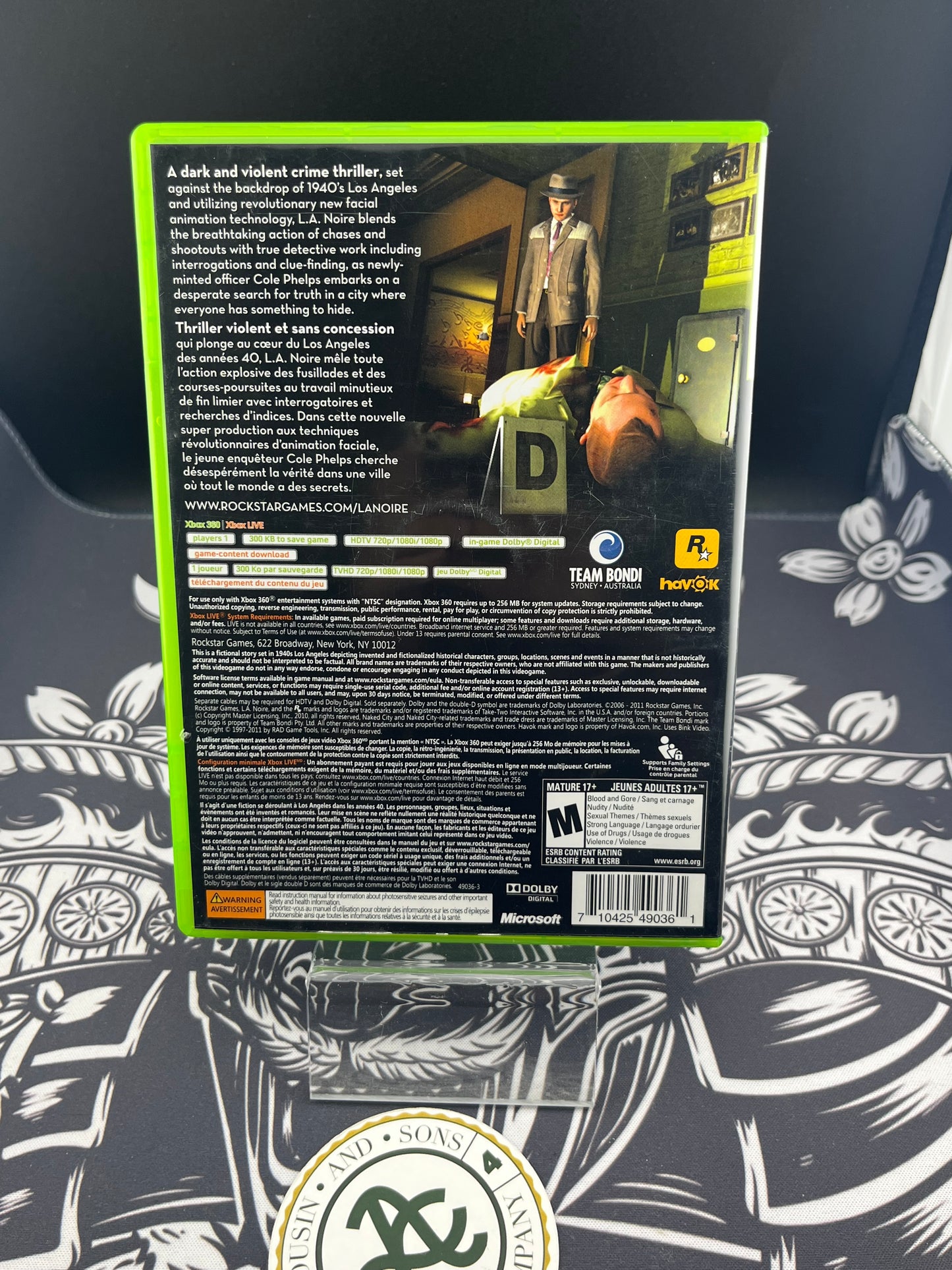 LA Noire Xbox 360 CIB