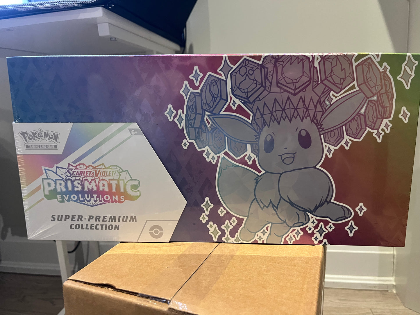 Prismatic Evolution Super Premium Collection Case of 4