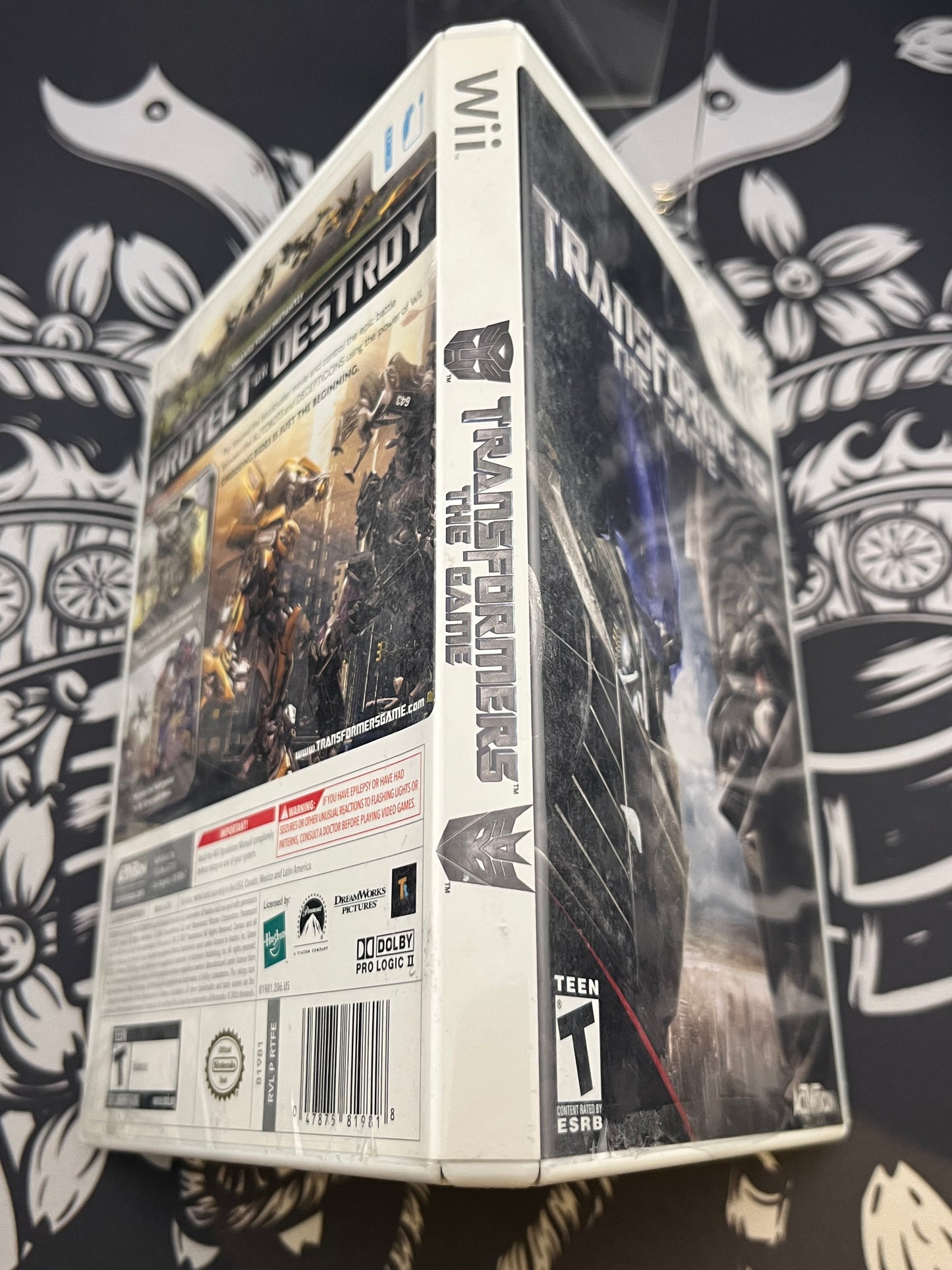 Transformers Wii Game CIB