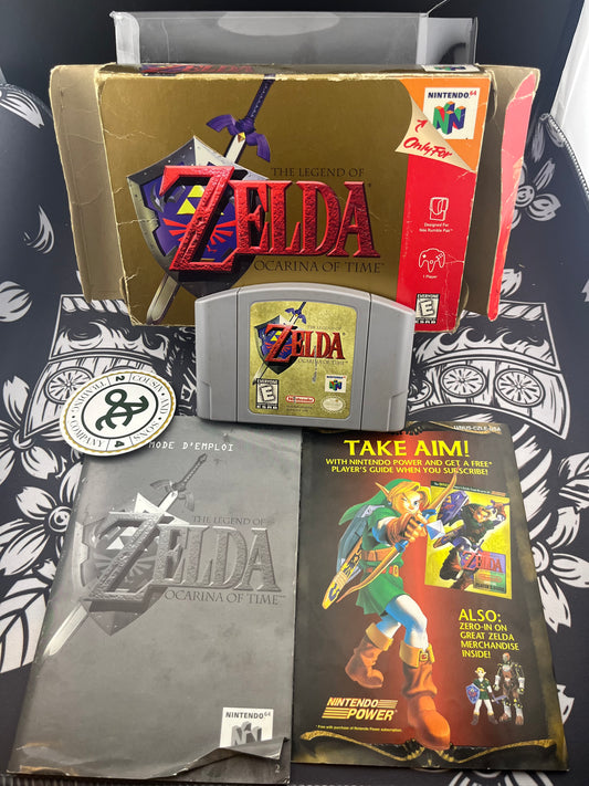 Zelda Ocarina of Time N64 CIB