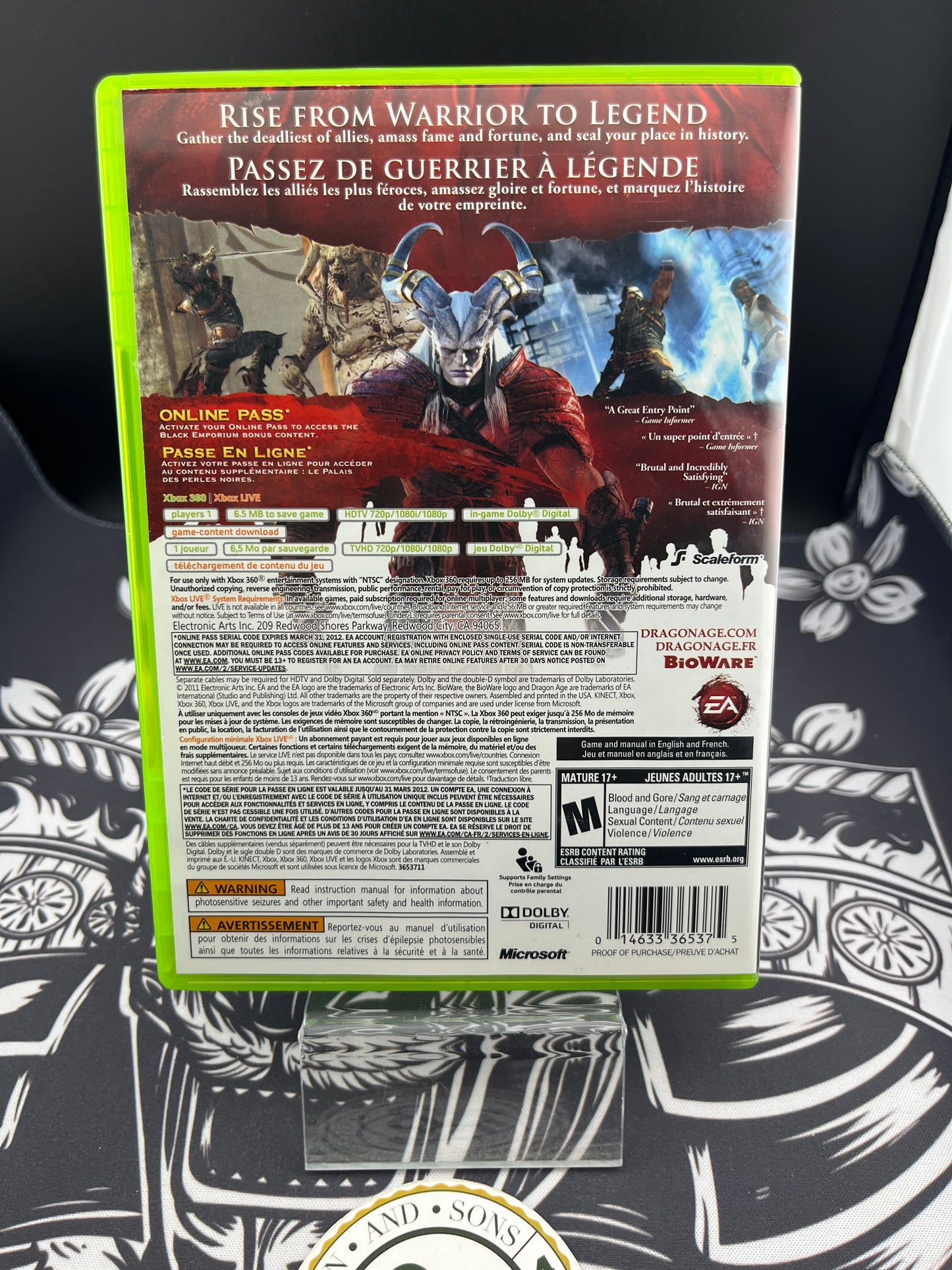 Dragon Age 2 Xbox 360 CIB