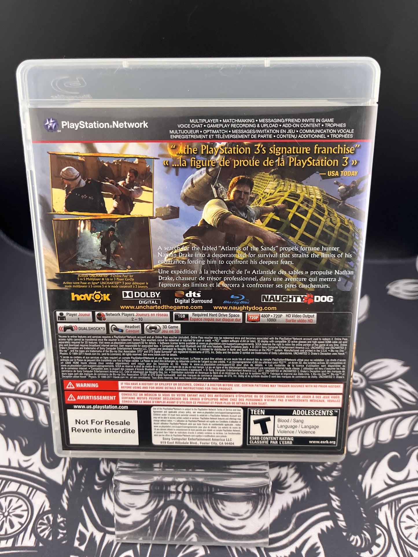 Uncharted 3 Drakes Deception PS3 CIB