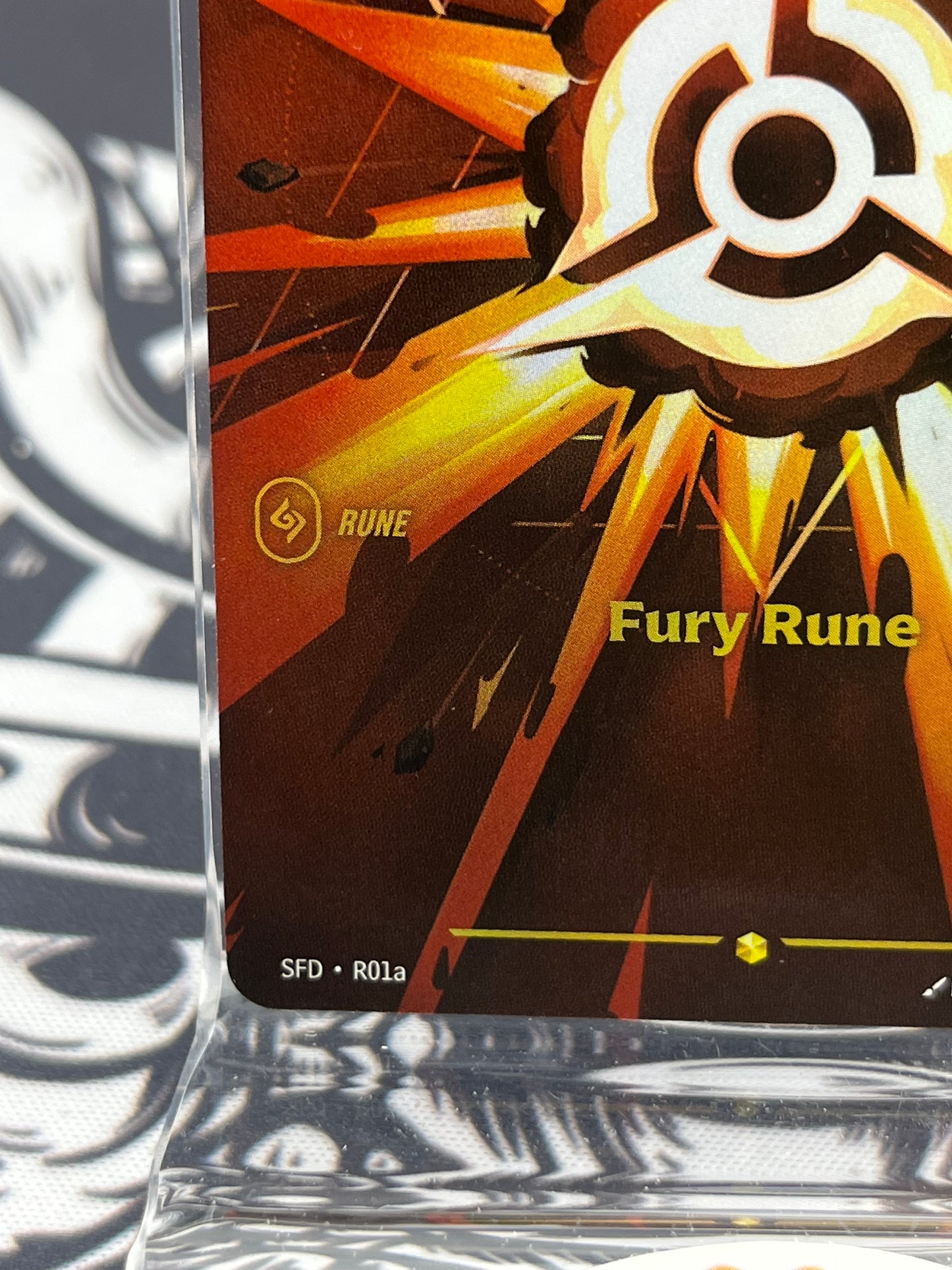 Riftbound TCG - Fury Rune (Alternate Art) - R01a - Spiritforged English NM