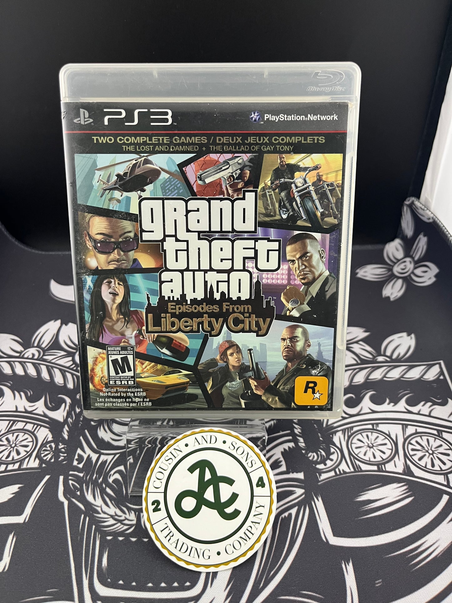 GTA Episodes from Liberty City PS3 CIB No Map