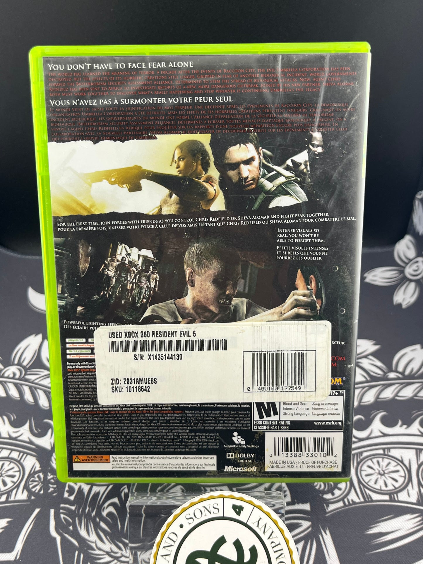 Resident Evil 5 Xbox 360 CIB