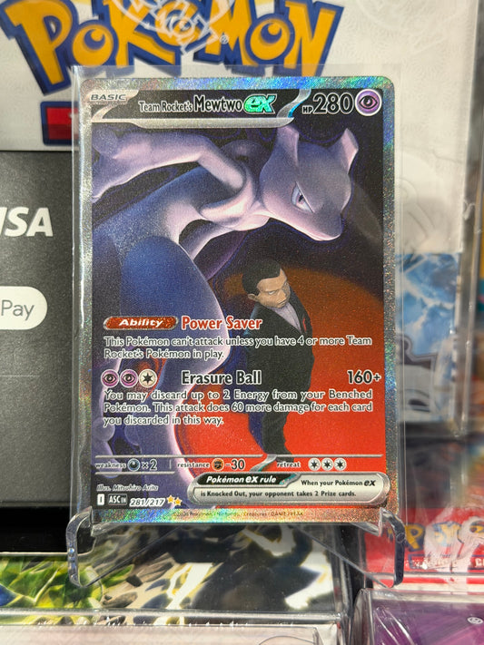 Team Rocket’s Mewtwo ex - ASC 281/217 NM