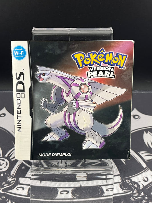 Pokemon Pearl [French] Manual Only, No Game
