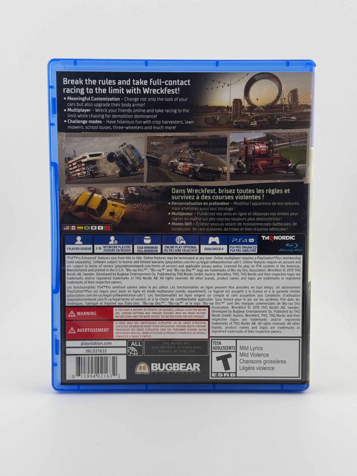 Wreckfest PS4 CIB