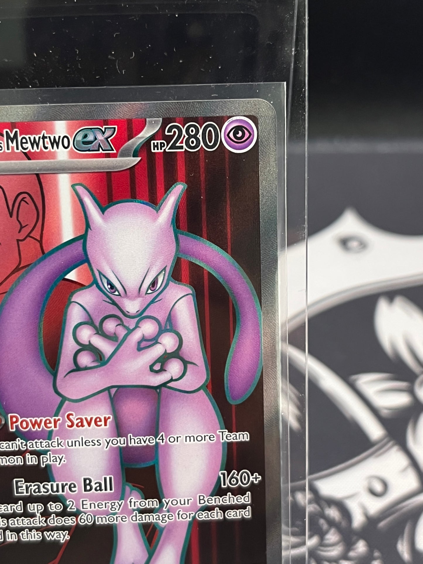 Team Rocket Mewtwo EX 213/182 NM