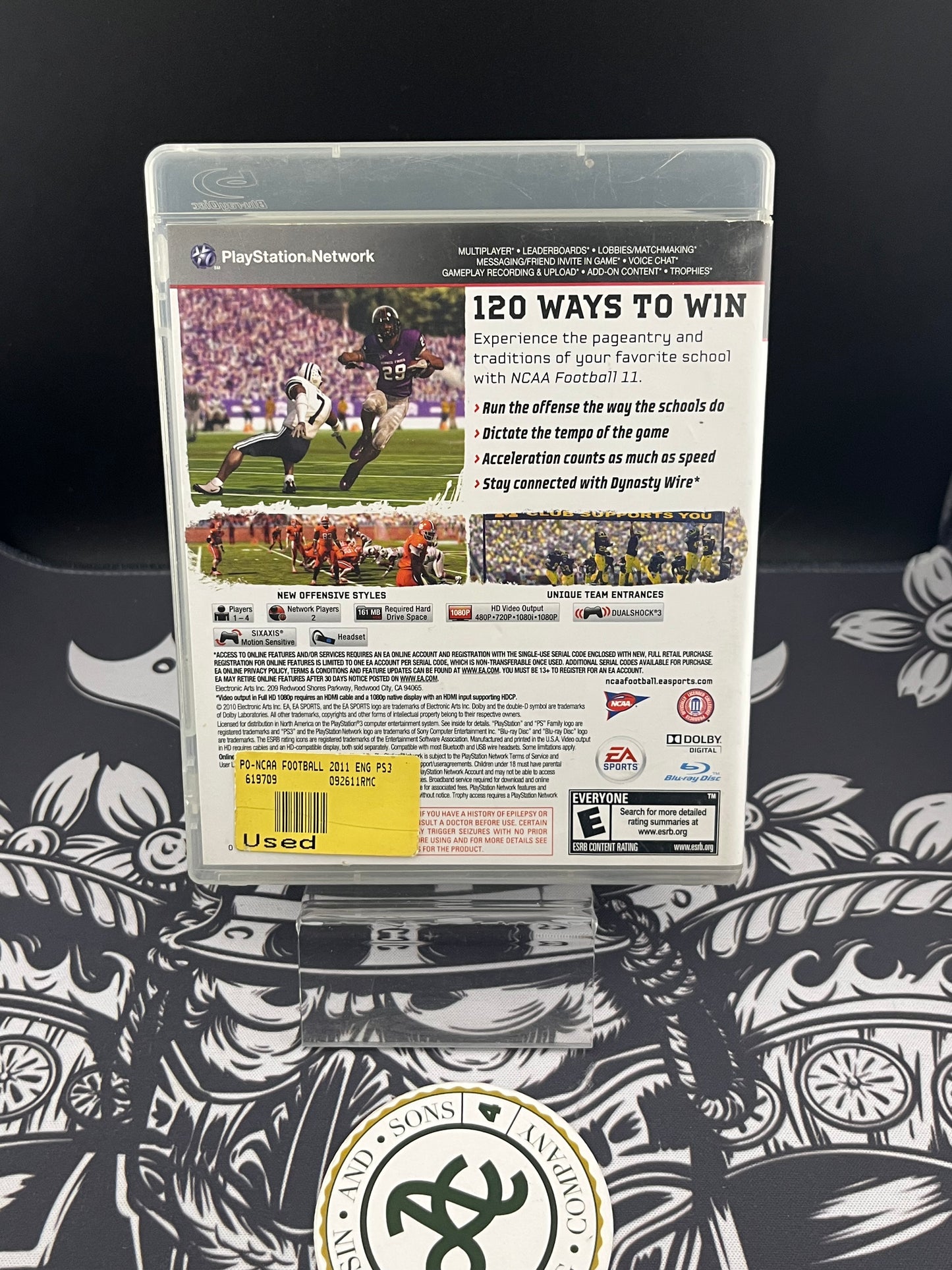 NCAA Football 11 PS3 CIB