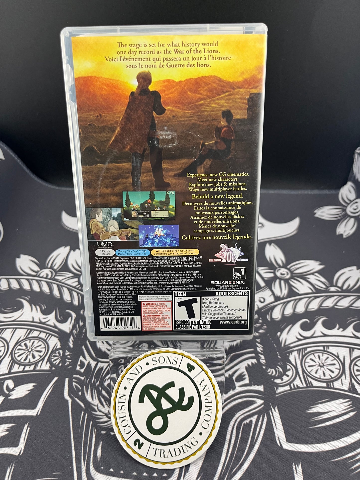 Final Fantasy Tactics The War of the Lions PSP CIB