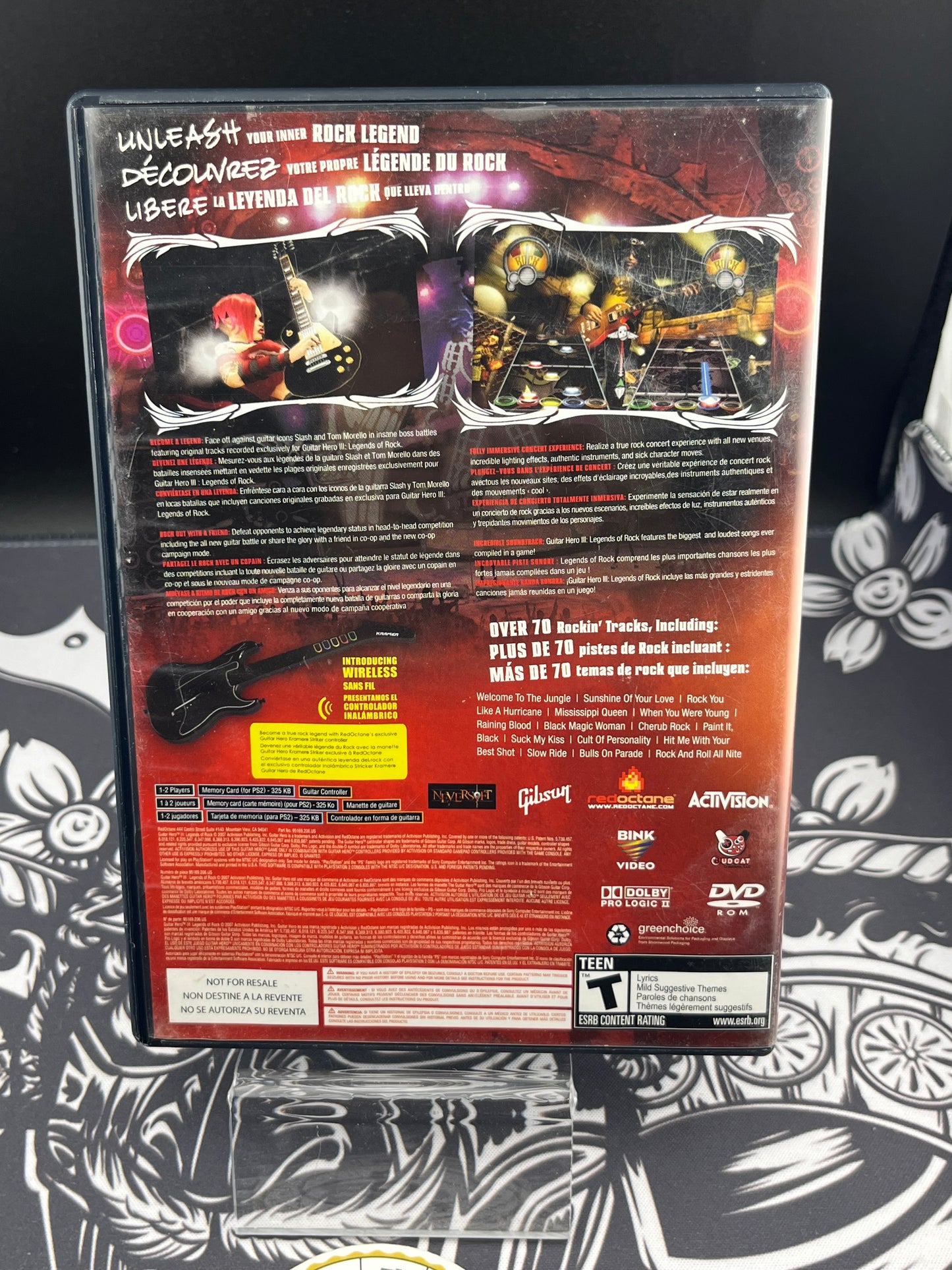 Guitar Hero Legends of Rock PS2 CIB