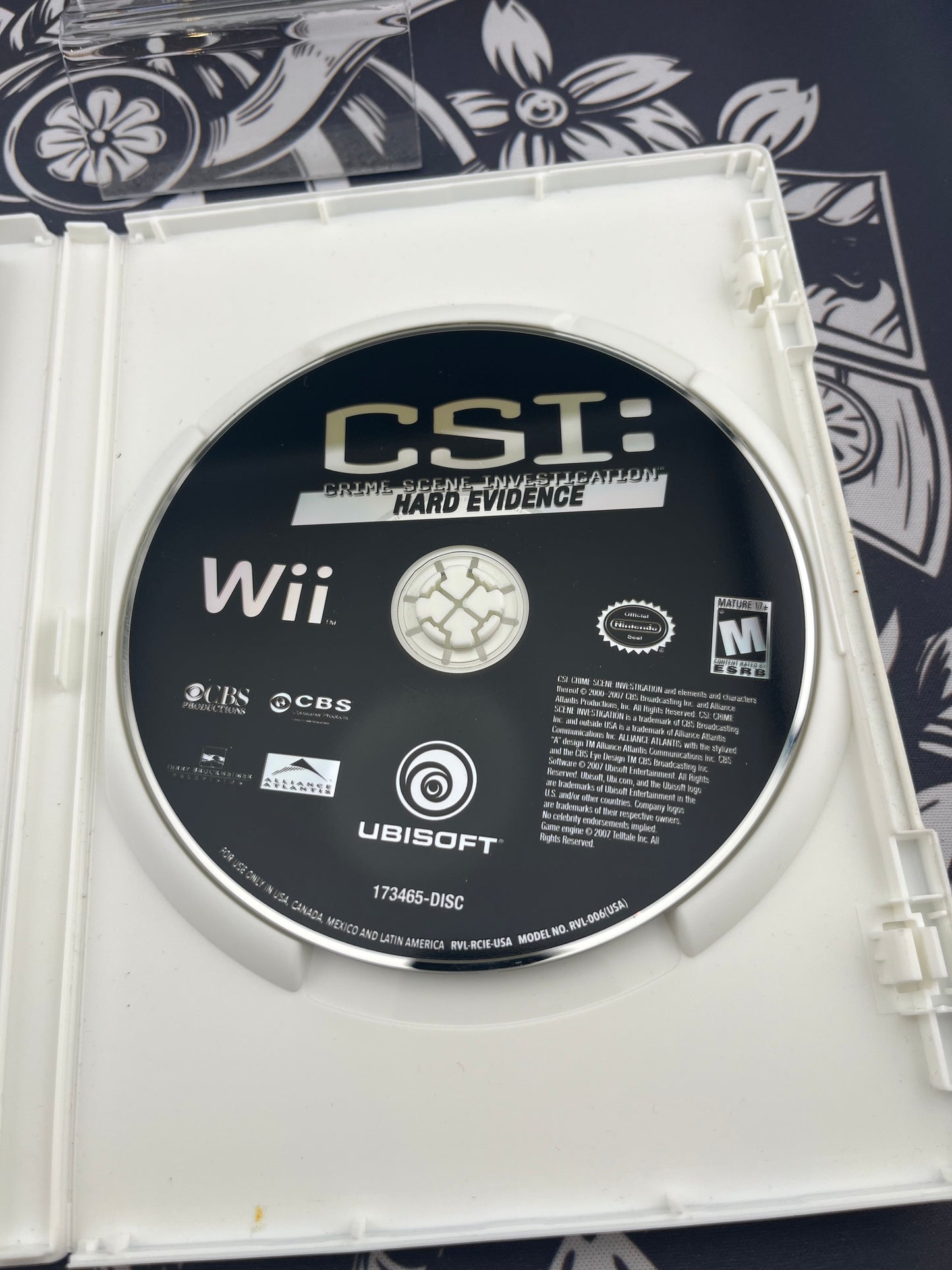 CSI Hard Evidence Wii CIB
