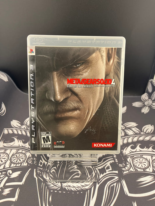 Metal Gear Solid 4 PS3 no Manual