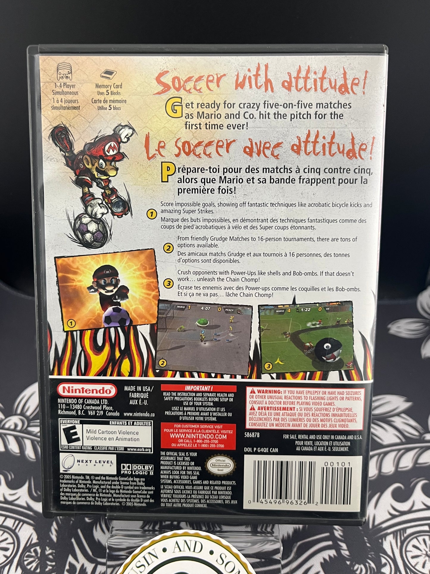Super Mario Strikers GC GameCube Best Seller CIB