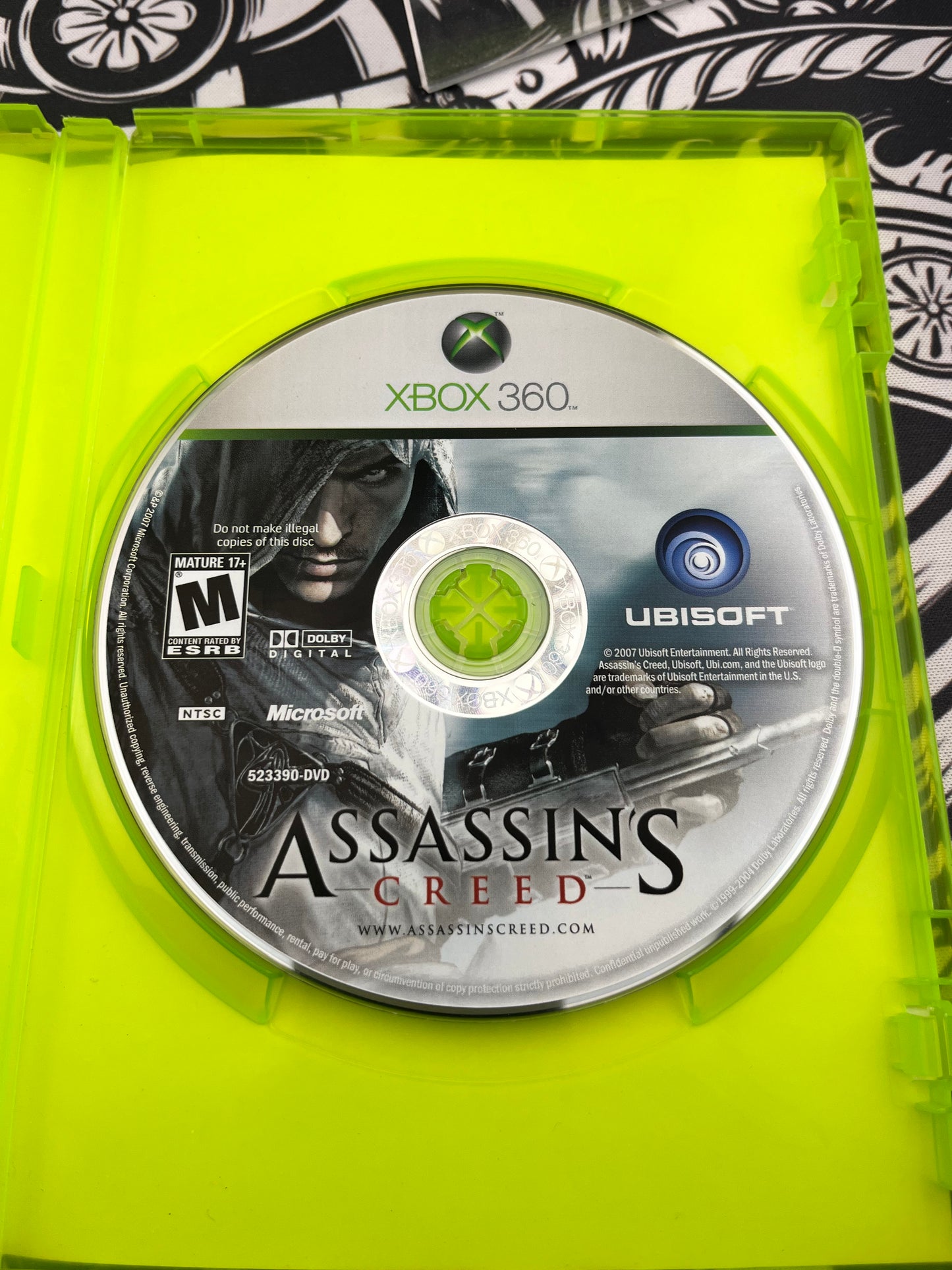 Assassin’s Creed Xbox 360 No Manual