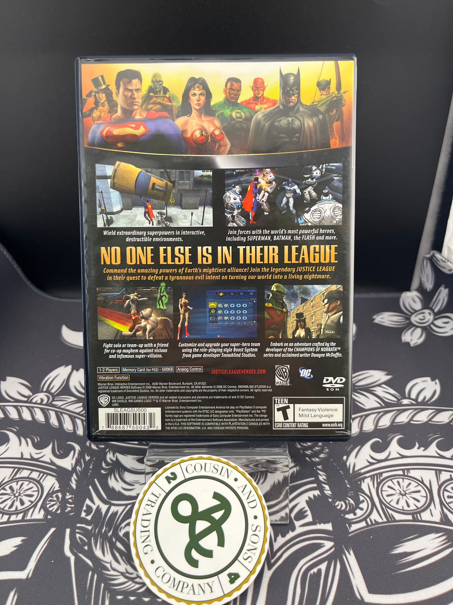 Justice League Heroes PS2 CIB