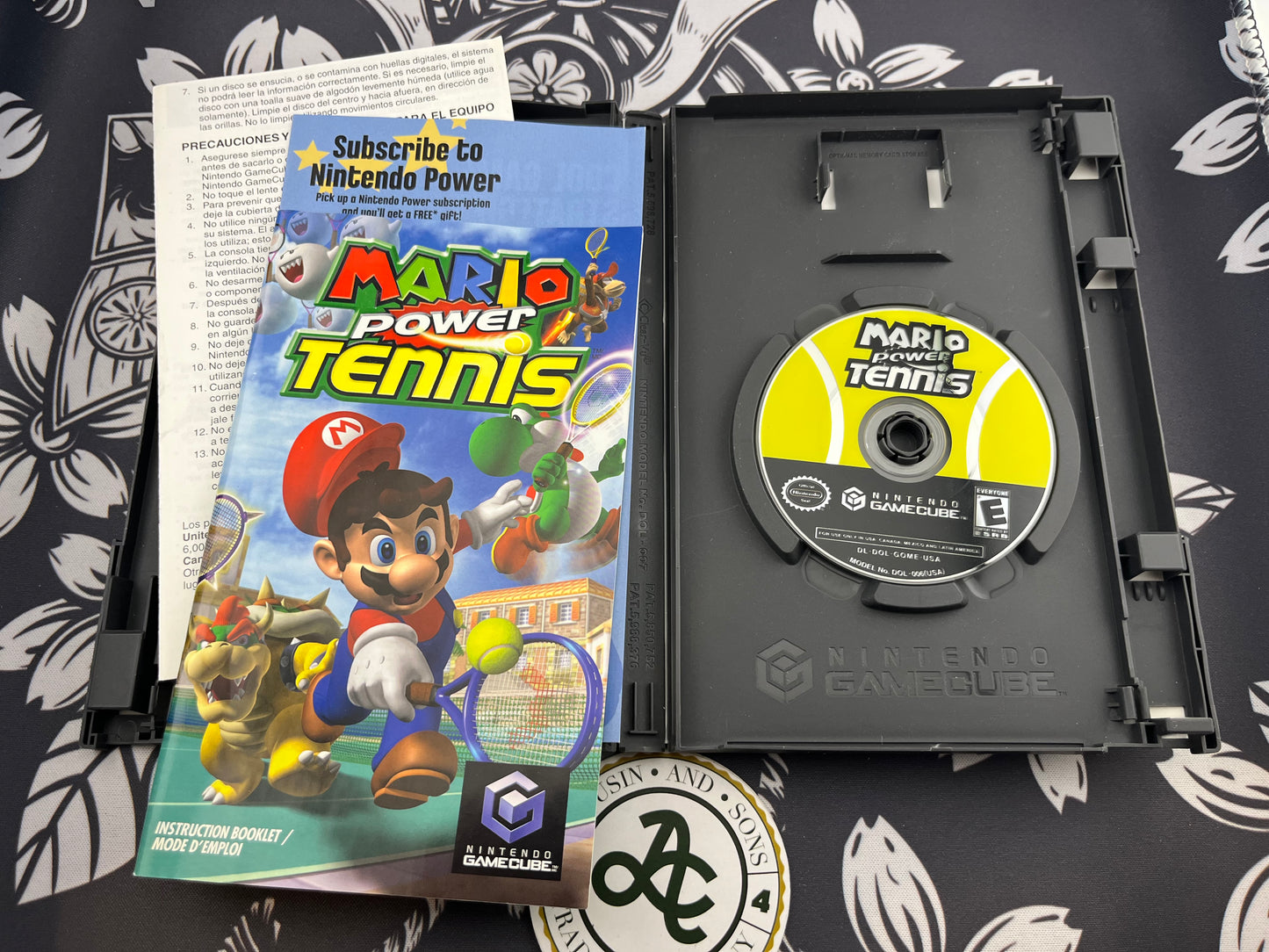 Mario Power Tennis GameCube CIB