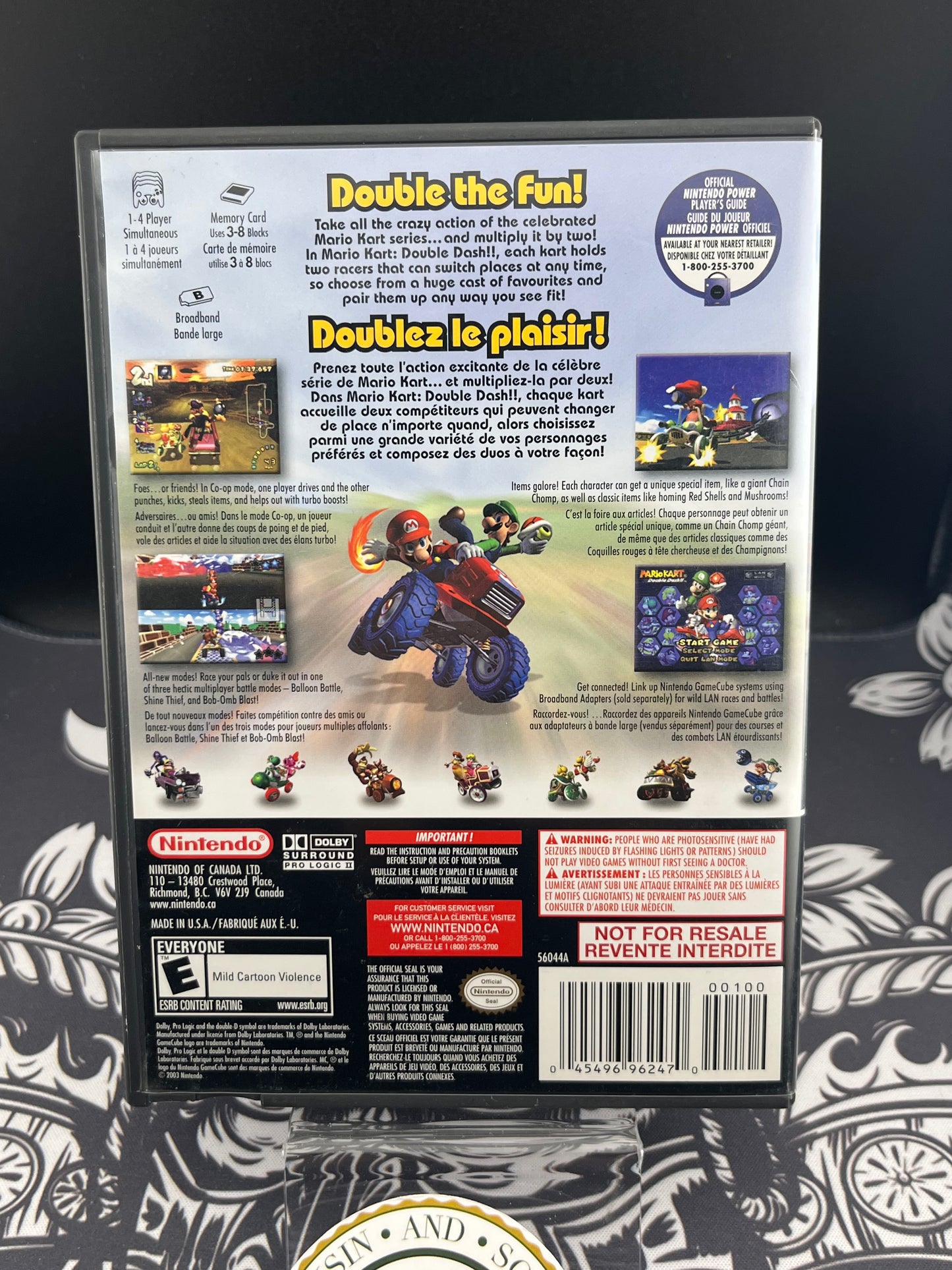 Mario Kart Double Dash GameCube No Manual