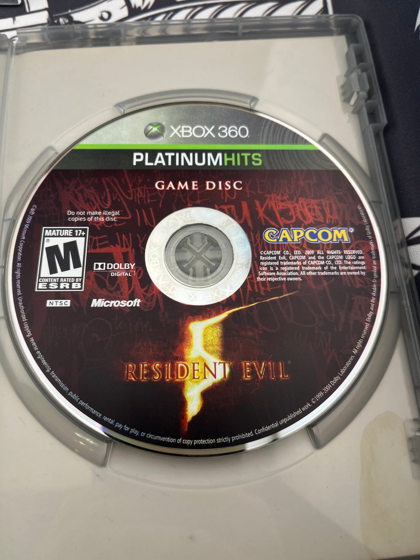 Resident Evil 5 Platinum Hits Xbox 360 CIB