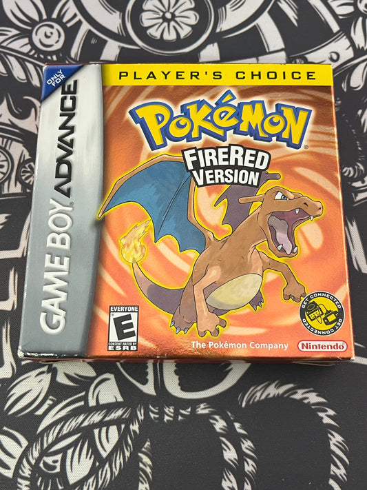 Pokémon FireRed Player Choice Almost CIB