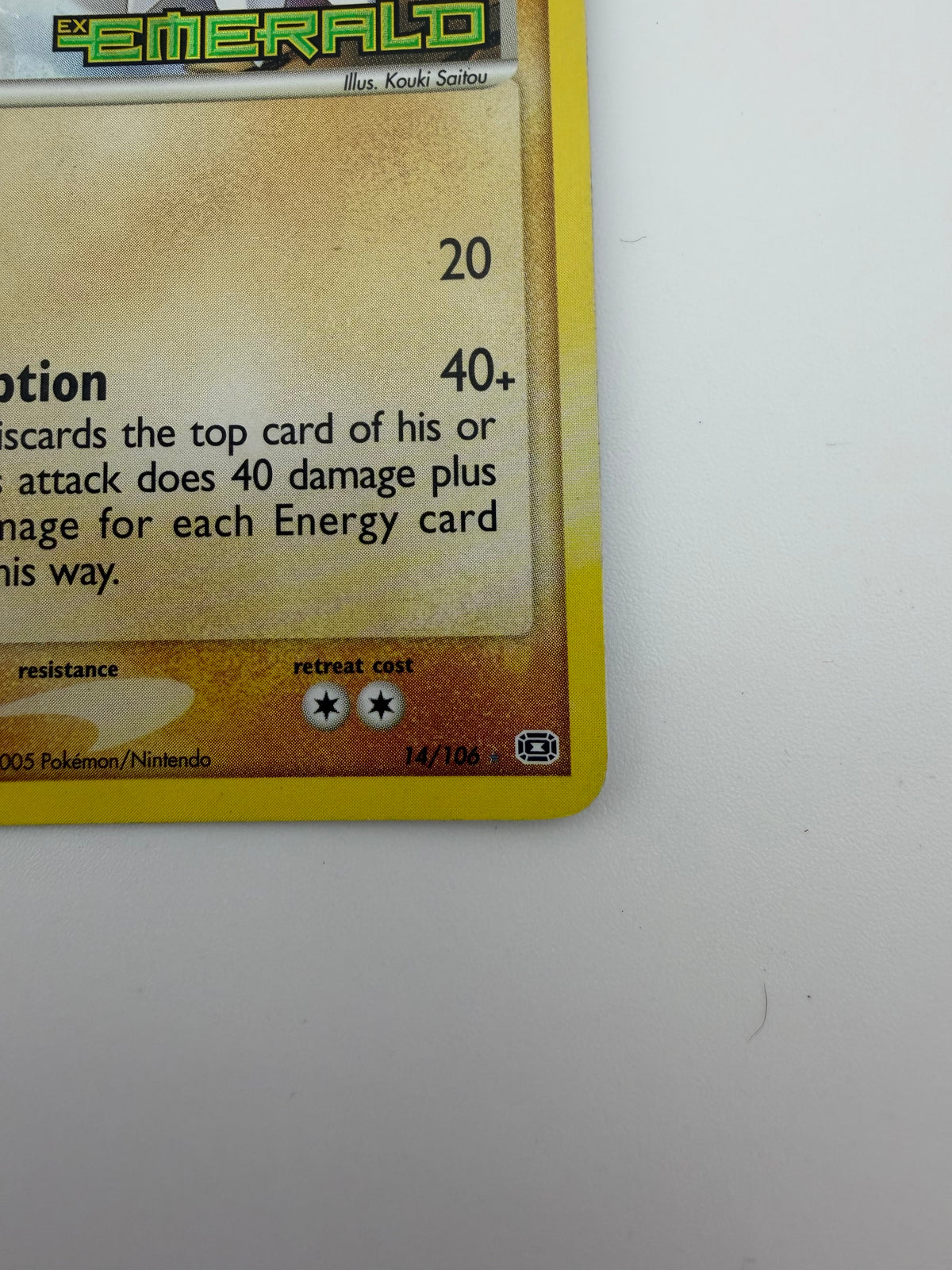 Groudon- Holo 14/106 Stamped