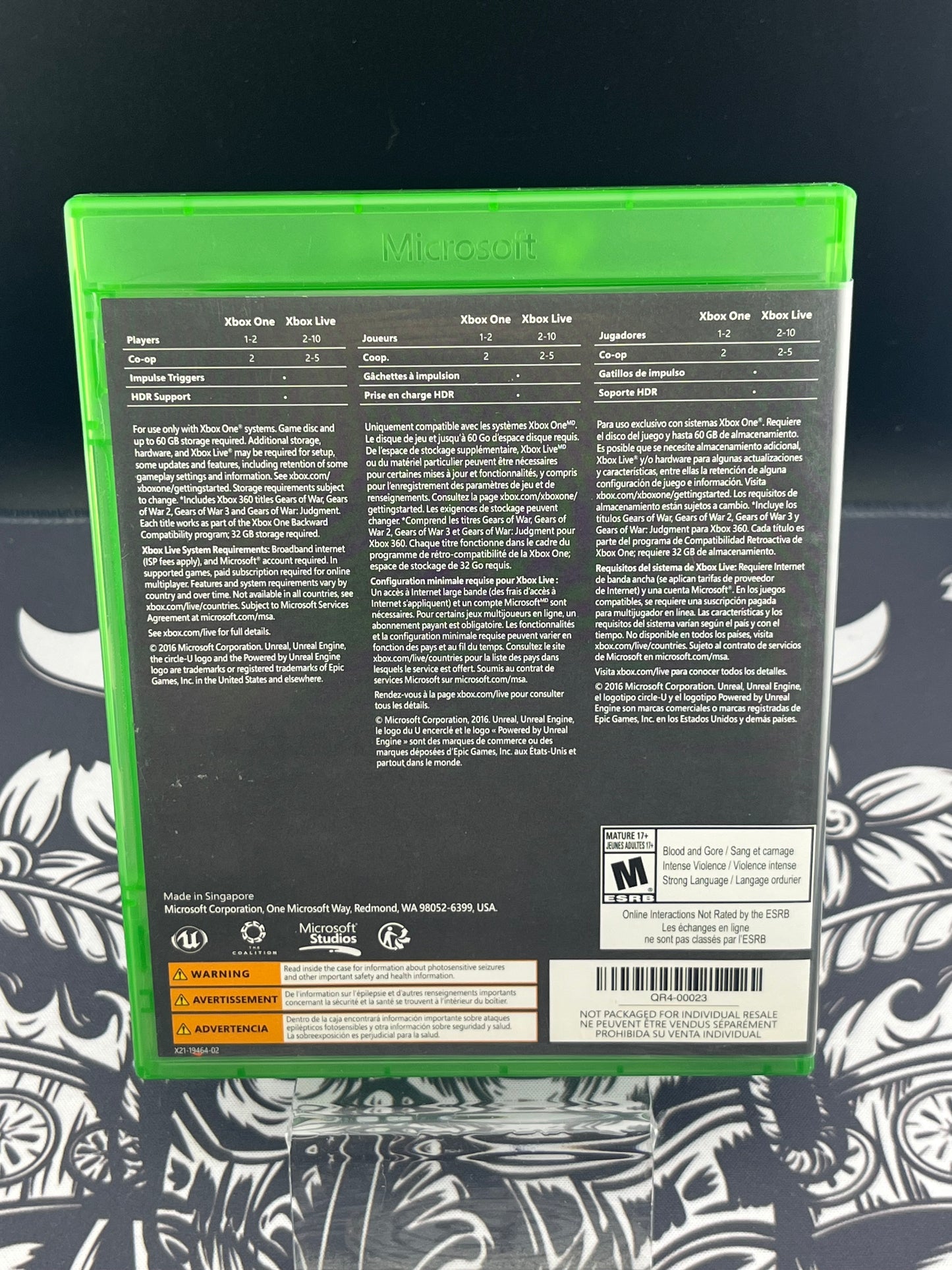 Gears of War 4 Xbox One CIB