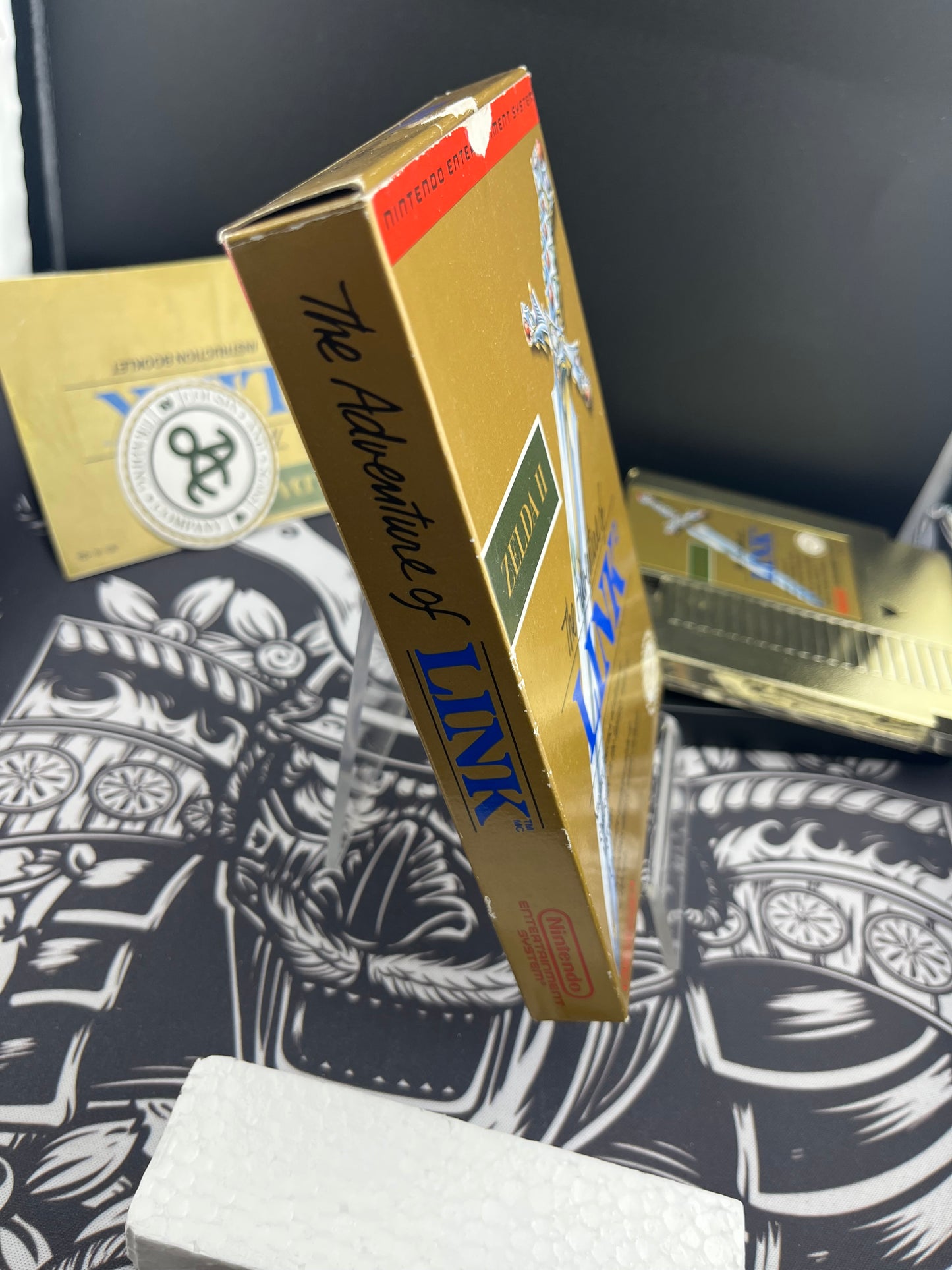 Zelda II 2 The adventure of Link almost CIB (gold cart) (missing inserts)