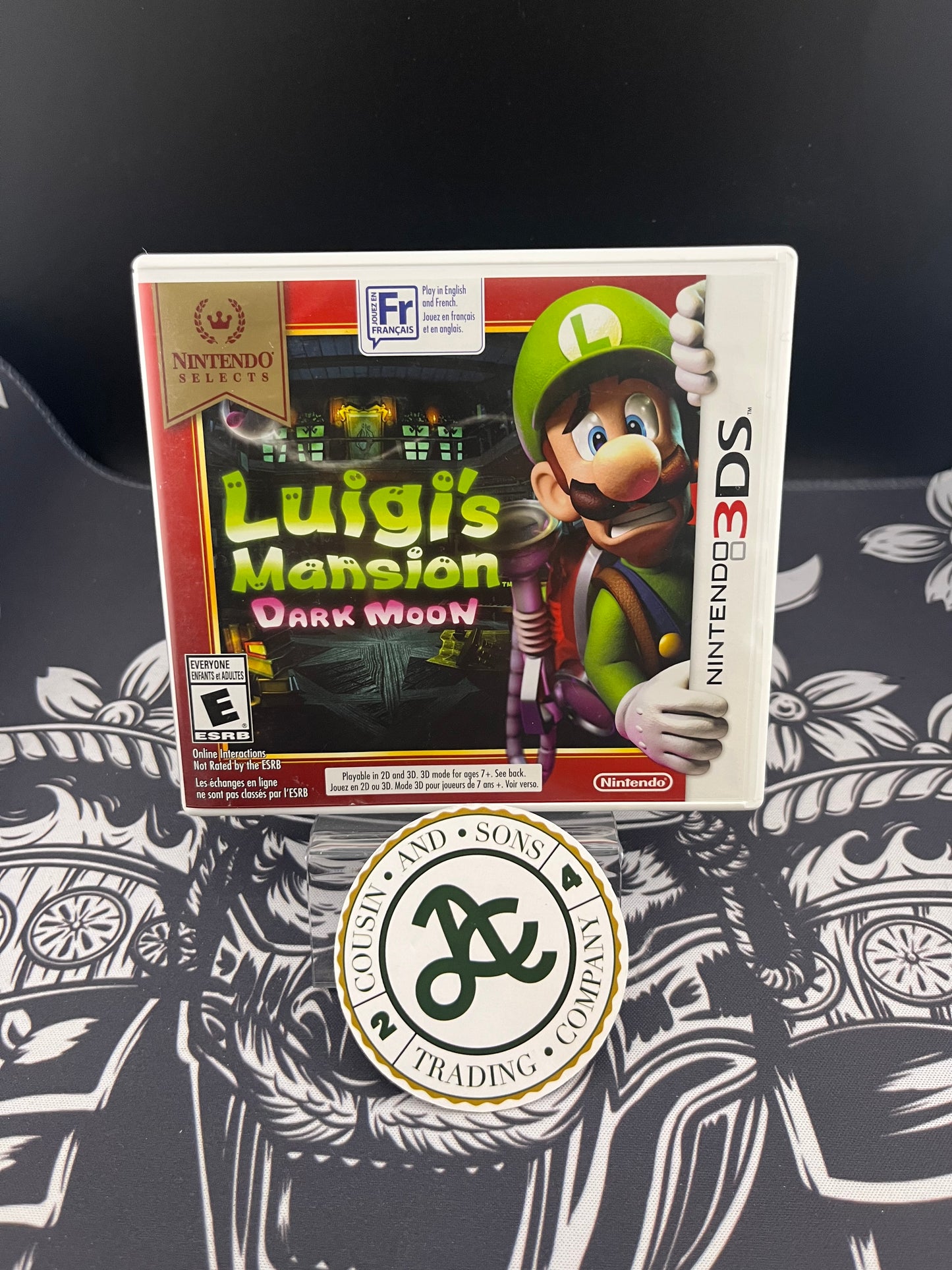 Luigi Mansion Dark Moon 3DS CIB Nintendo Selects