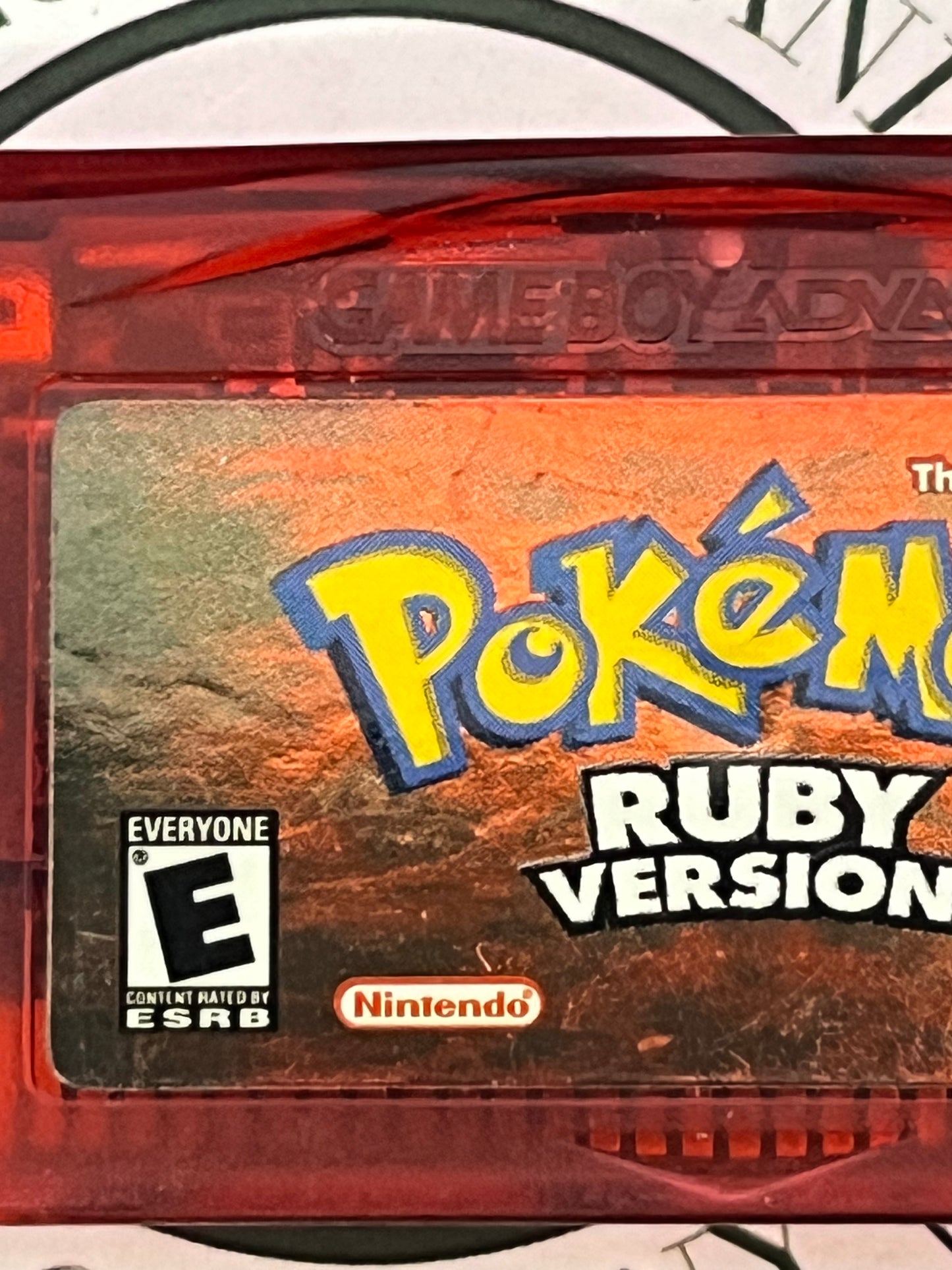 Pokémon Ruby GBA - Box and Manual
